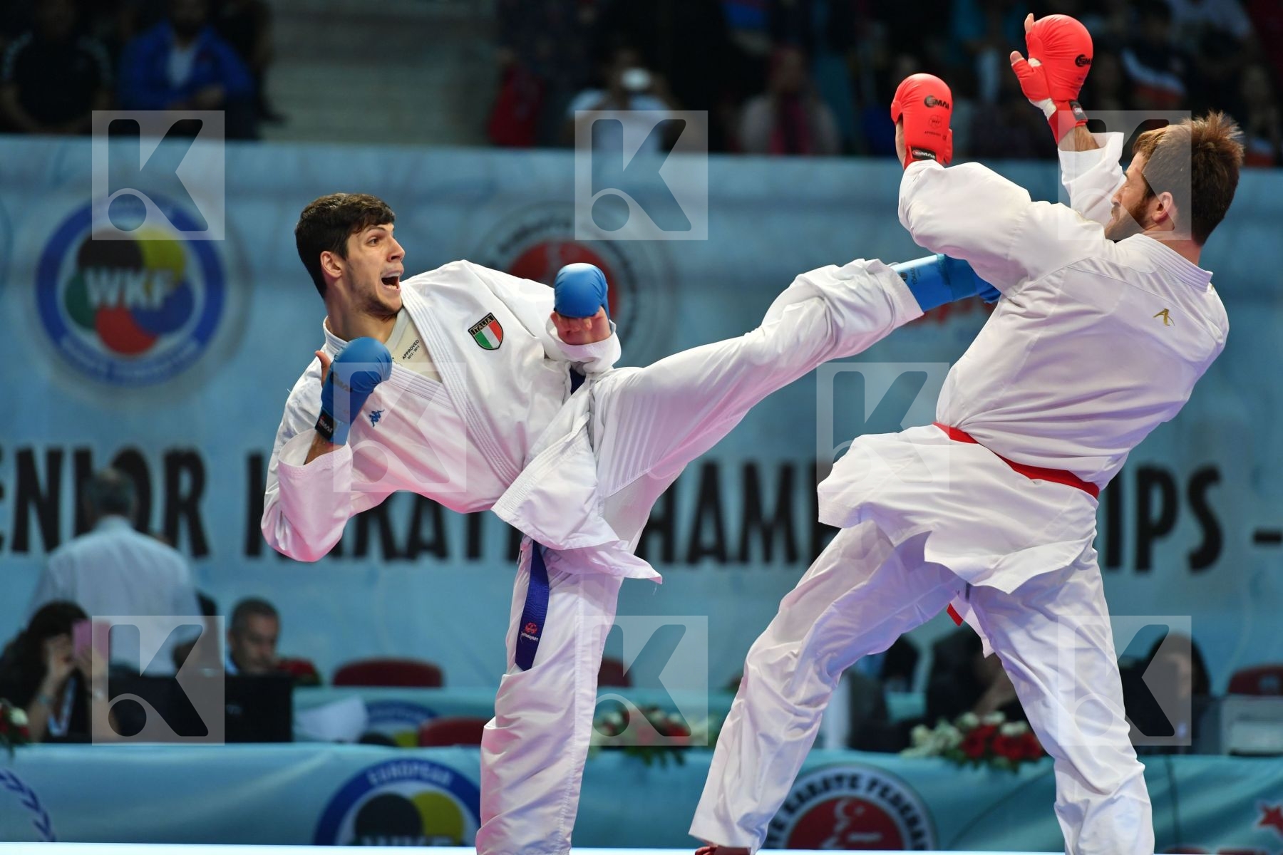 Erkan Enes Italy Male kumite 84+ kg Marino Simone Turkey