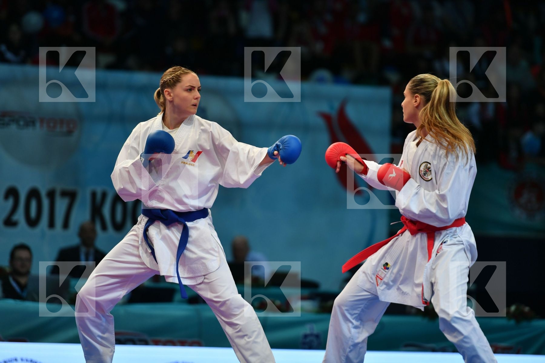 Agier Alizee Austria Buchinger Alisa Female kumite -68 kg France