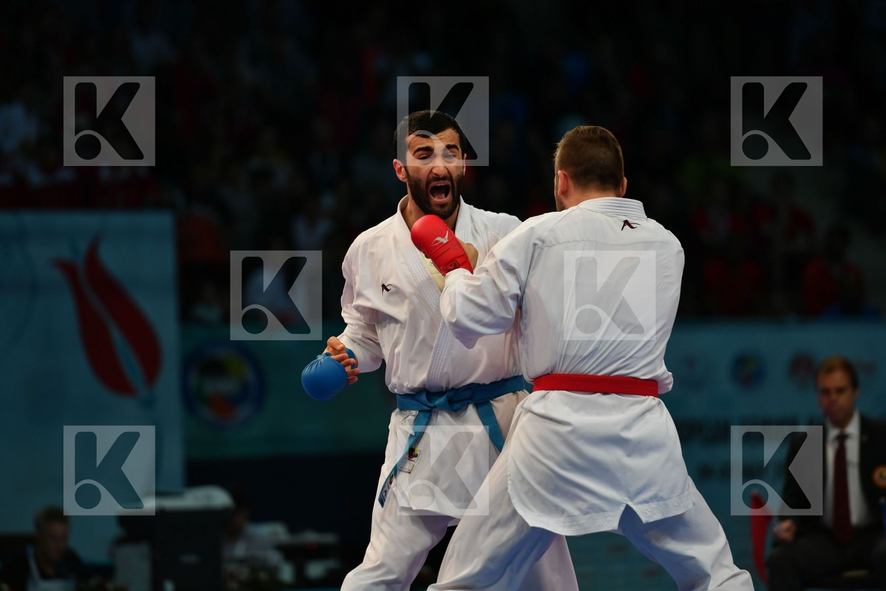 Aktas Ugur Fyr of macedonia Jakupi Berat Male kumite -84 kg Turk