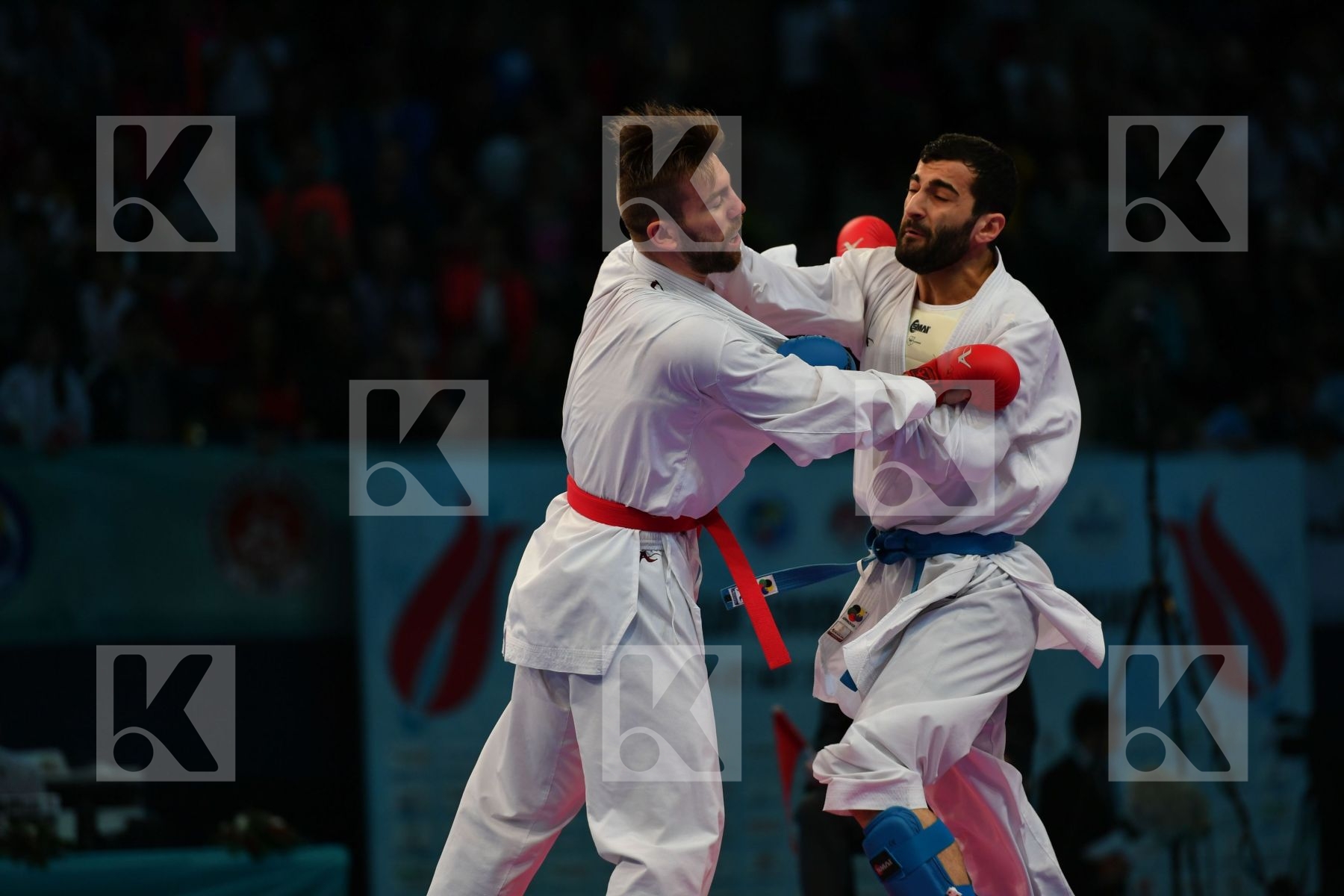 Aktas Ugur Fyr of macedonia Jakupi Berat Male kumite -84 kg Turk