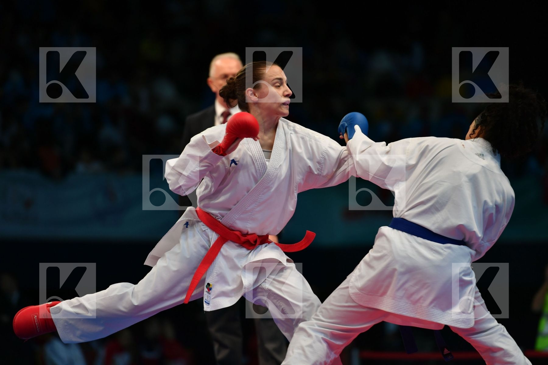 Female kumite -61 kg France Ignace Lucie Prekovic Jovana Serbia
