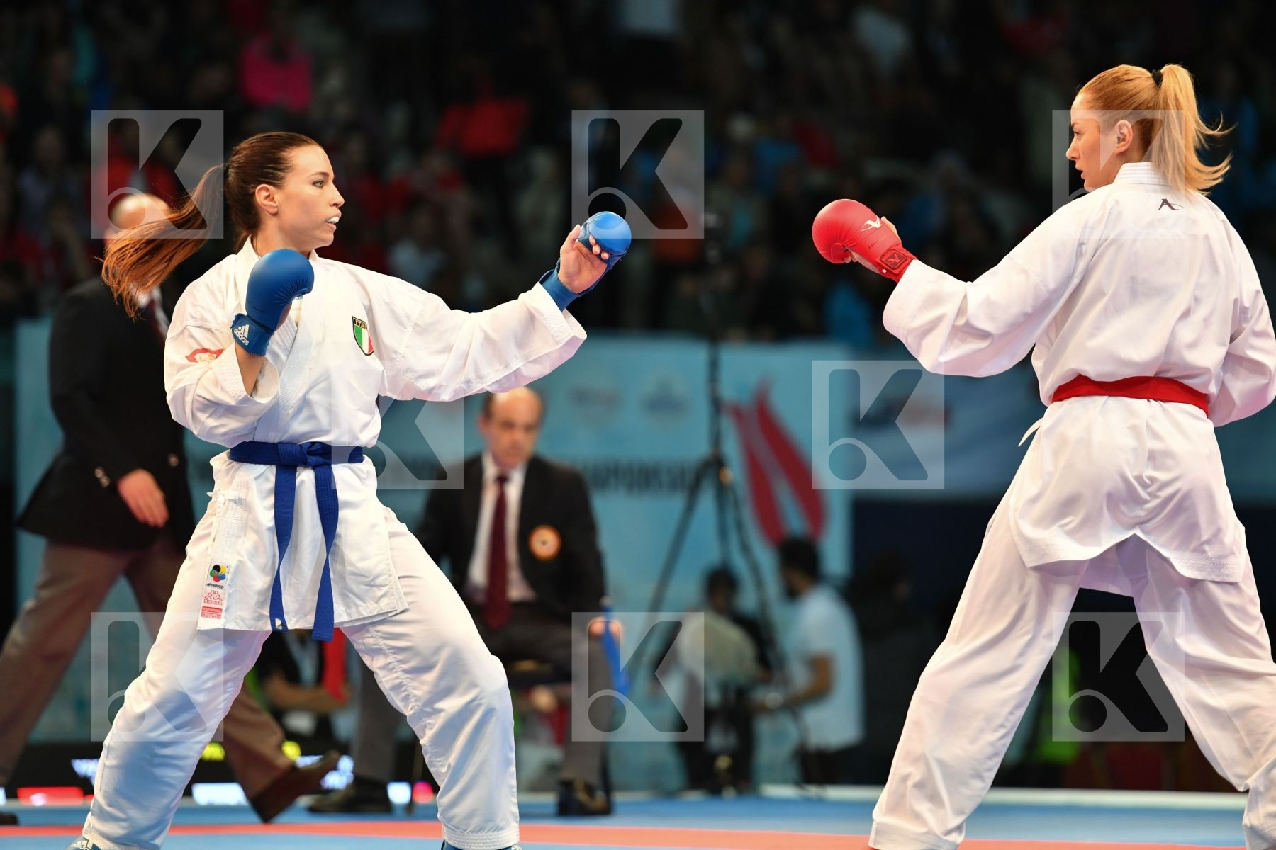 Cardin Sara Female kumite -55 kg Italy Turkey Yakan Tuba