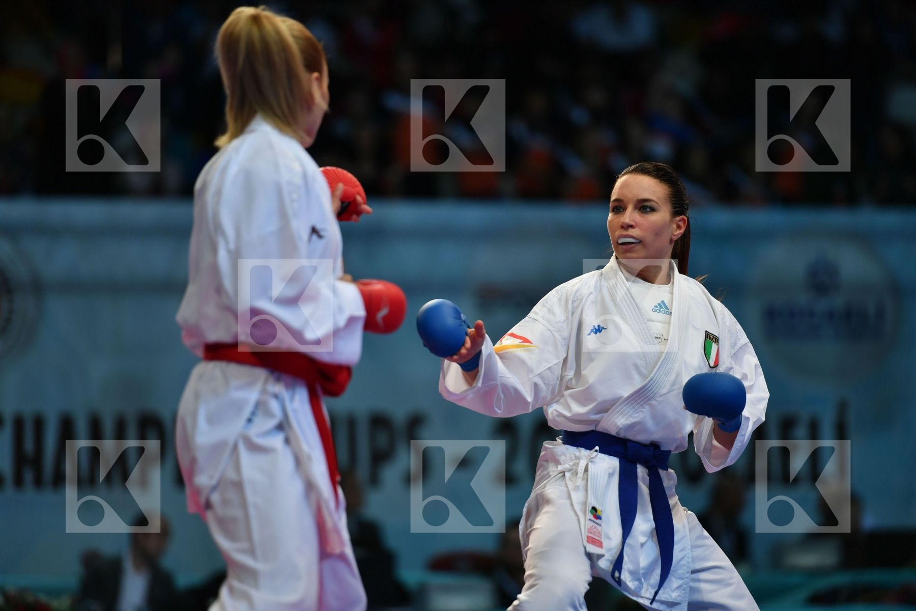Cardin Sara Female kumite -55 kg Italy Turkey Yakan Tuba