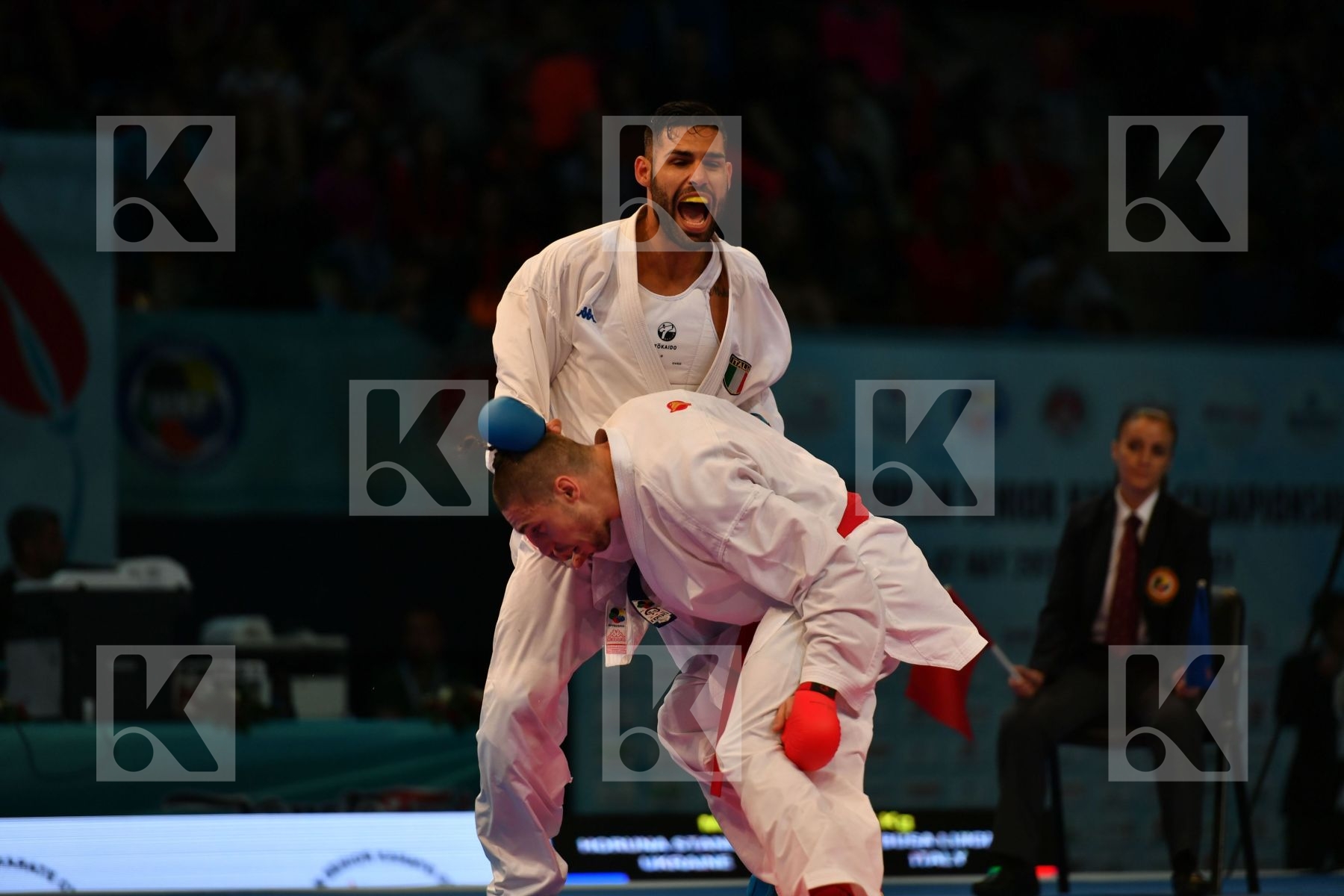 Busa Luigi Horuna Stanislav Italy Male kumite -75 kg Ukraine