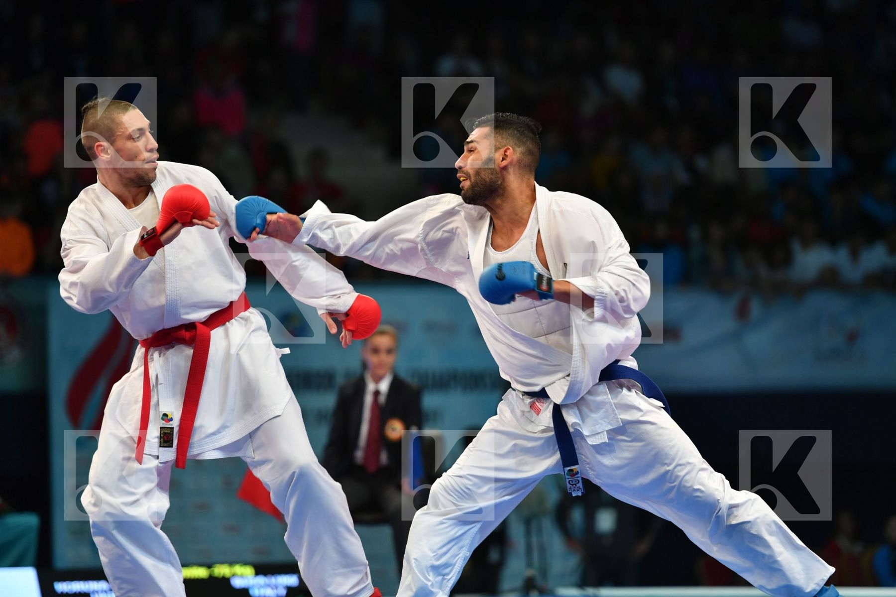 Busa Luigi Horuna Stanislav Italy Male kumite -75 kg Ukraine