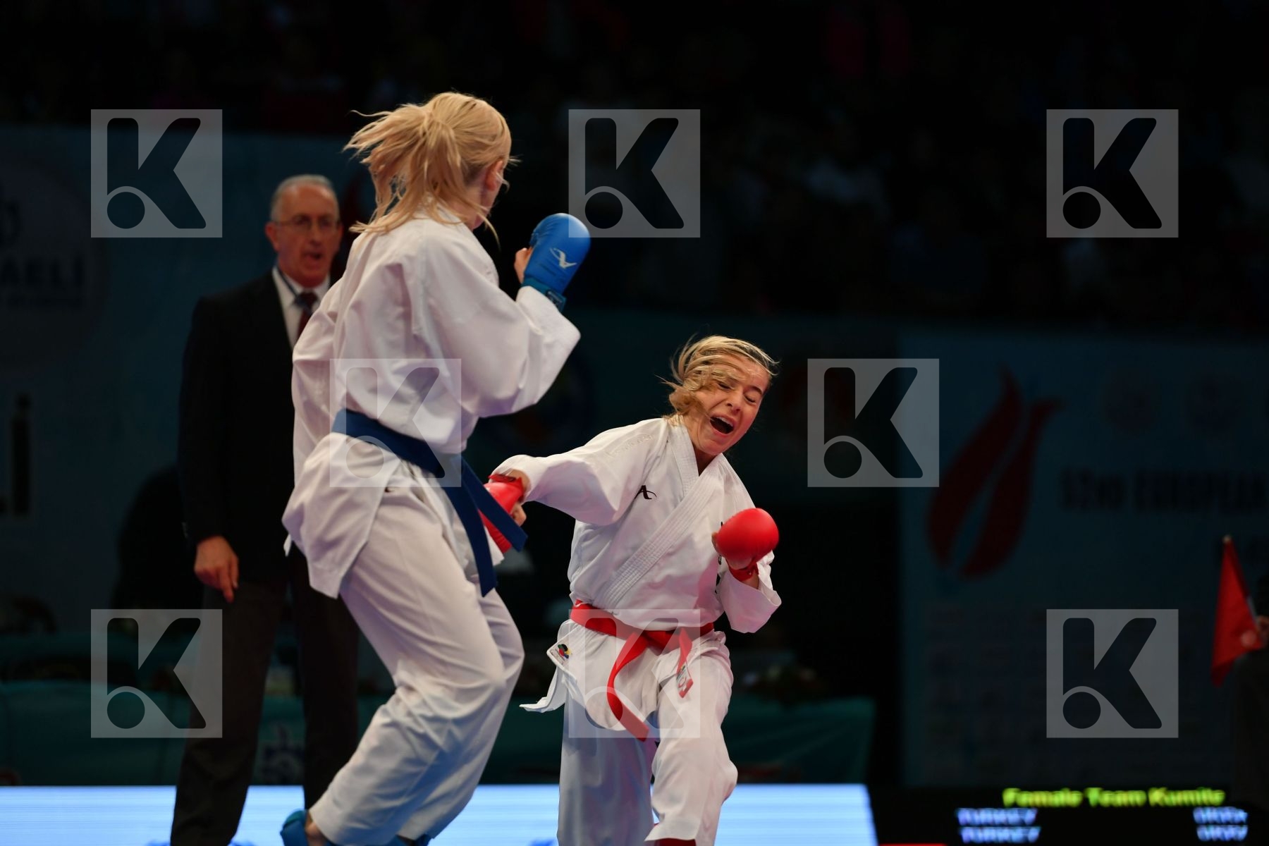 Female team kumite Germany Germany Germany Turkey Turkey Turkey