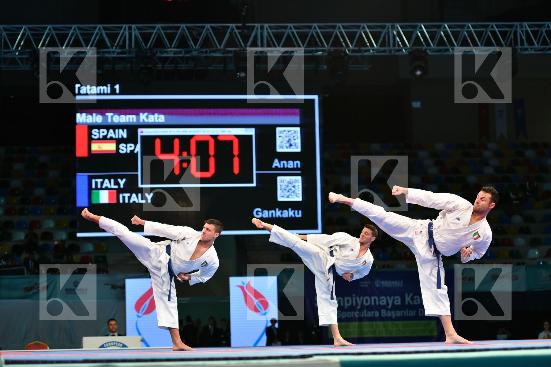 Gankaku Italy Italy Italy Male team kata