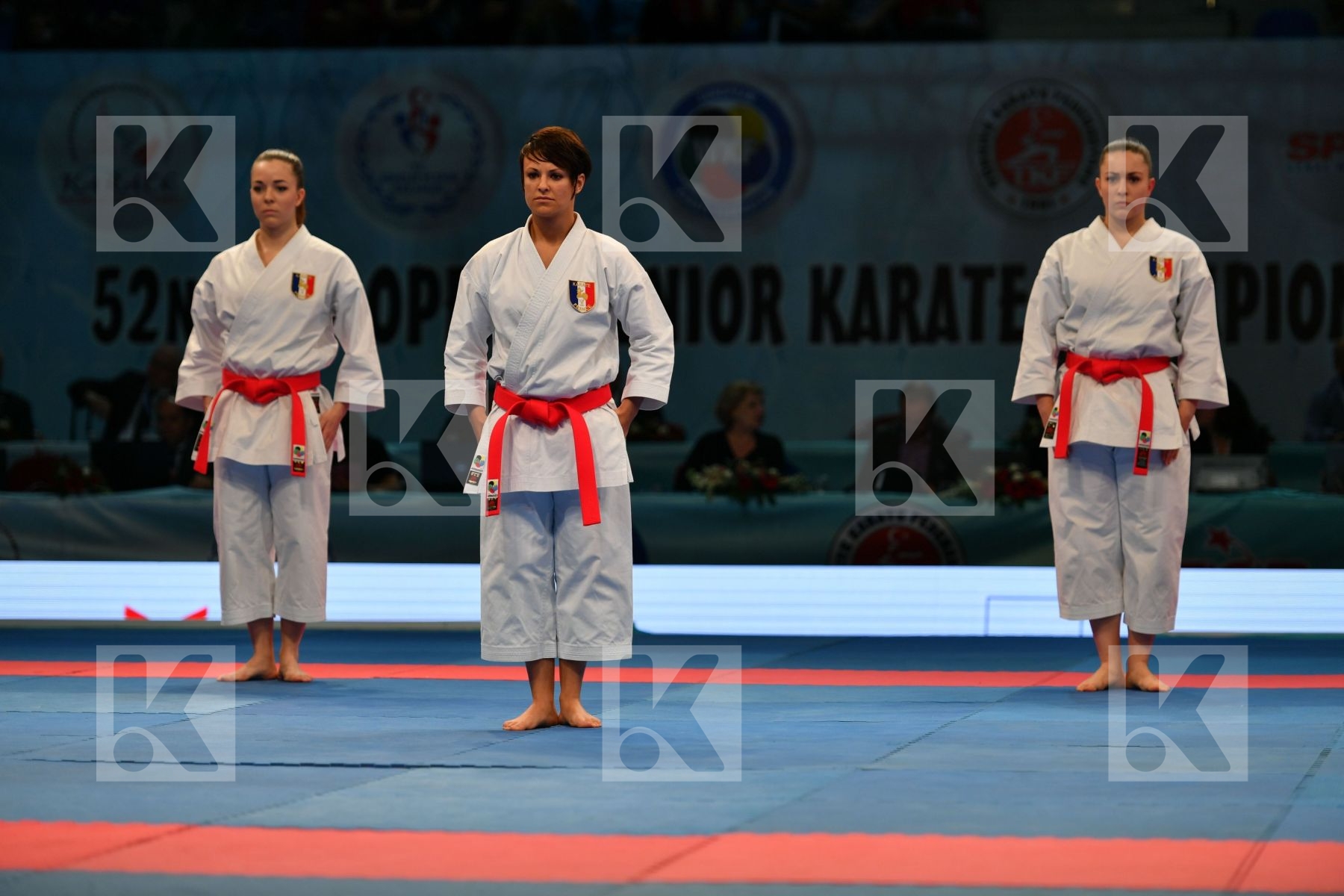 Female team kata France France France Kanku sho