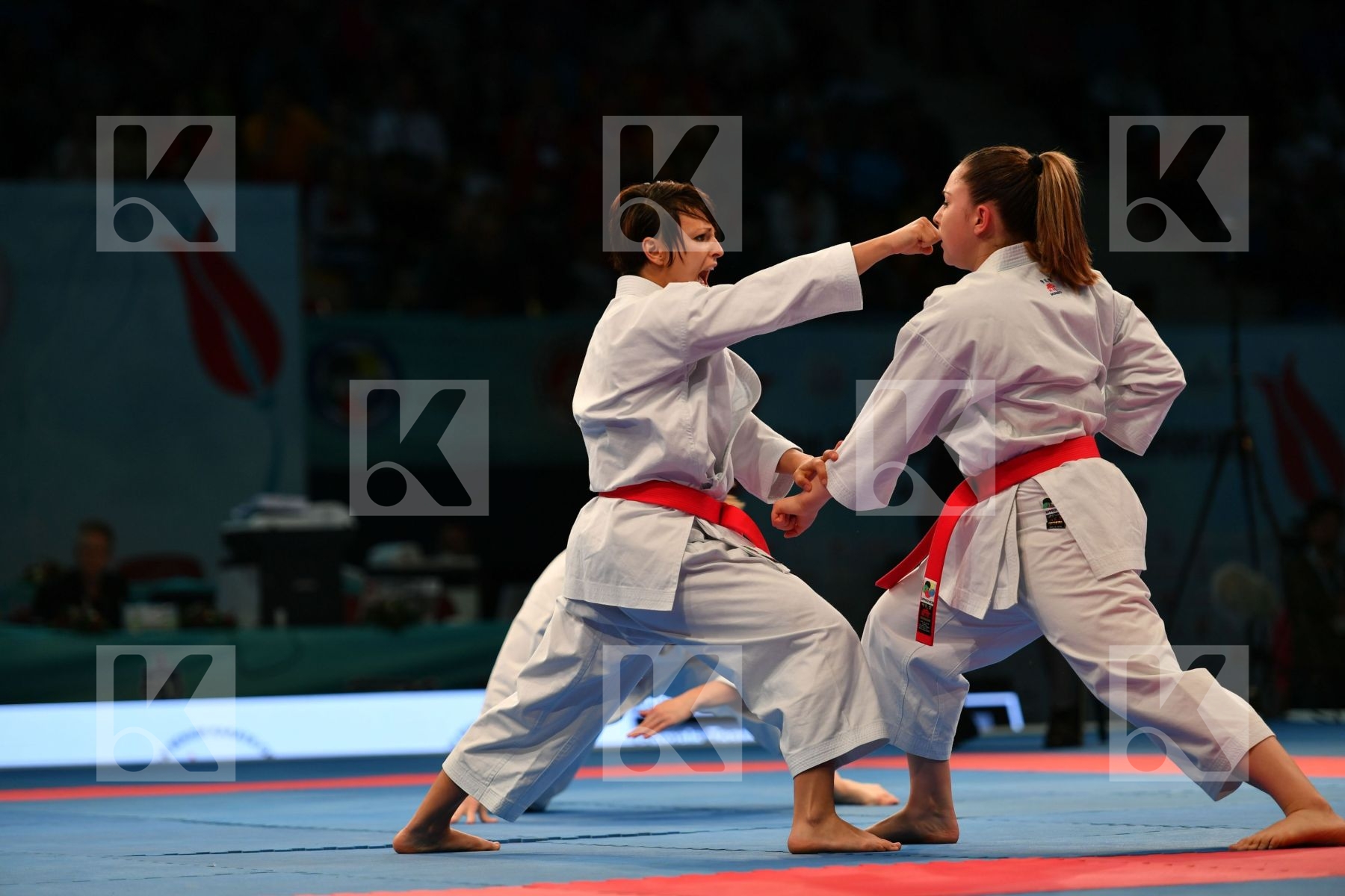 Female team kata France France France Kanku sho