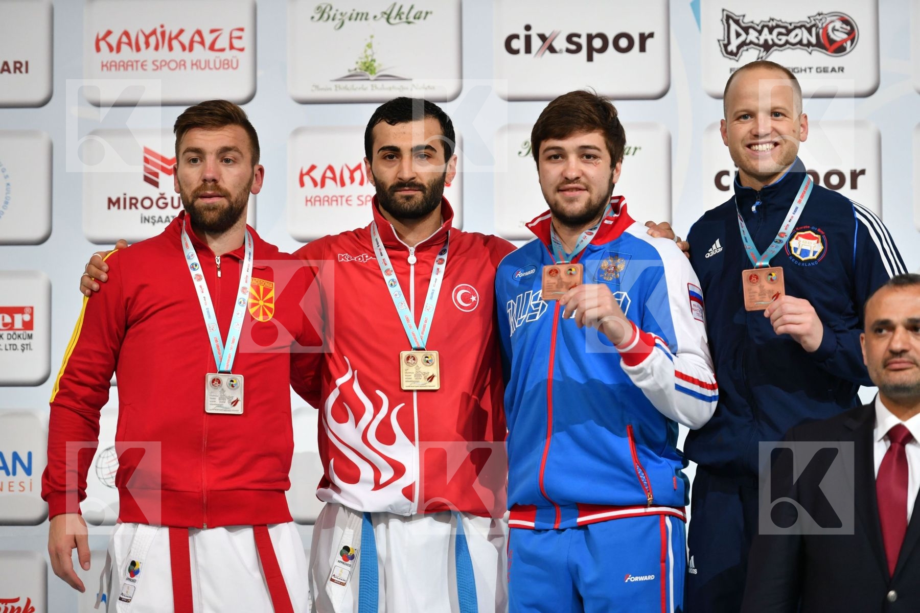 Aktas Ugur Denisenko Denis Fyr of macedonia Jakupi Berat Male Ku