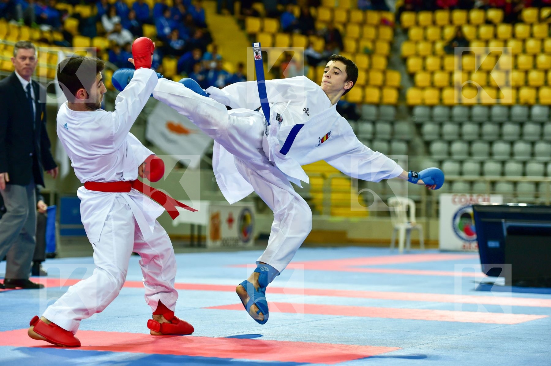 -57 Kg Ates Omer Faruk Cadet chyprus DaeDo Kumite Male Moreno Ji