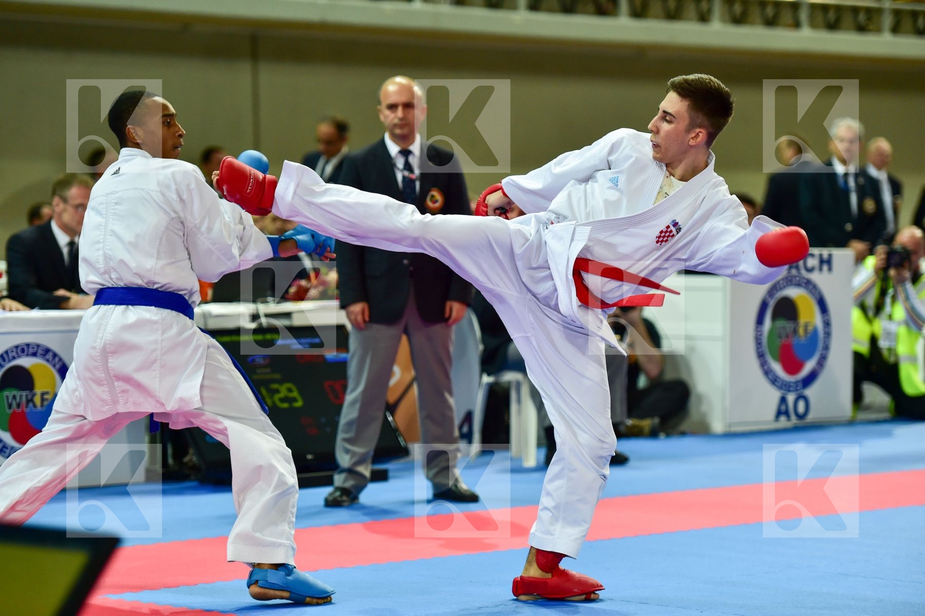 -63 Kg Cadet chyprus Cizo Kilian Croatia France Kumite Male Obra