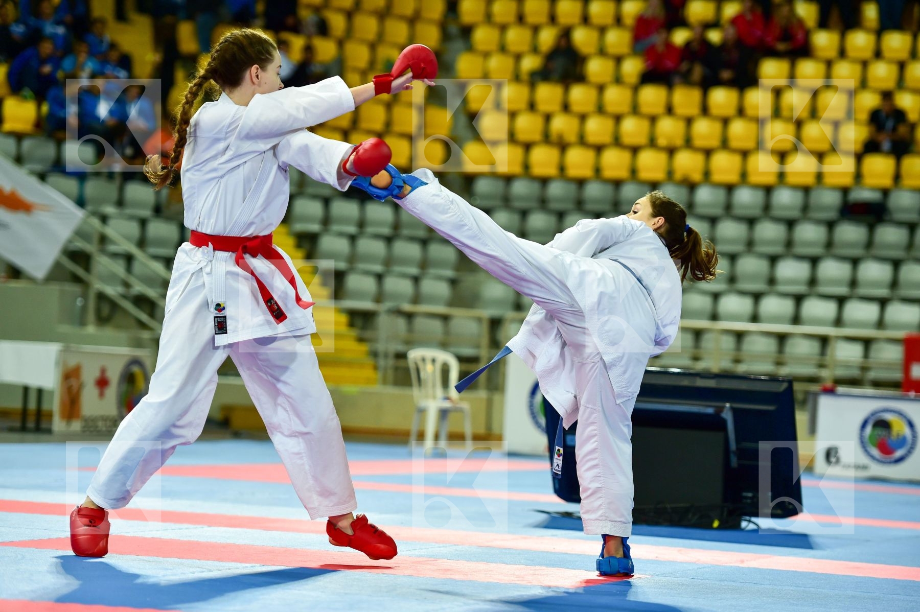 +54 Kg Budo Nord Cadet chyprus Denmark Durmis Dina Female Kumite