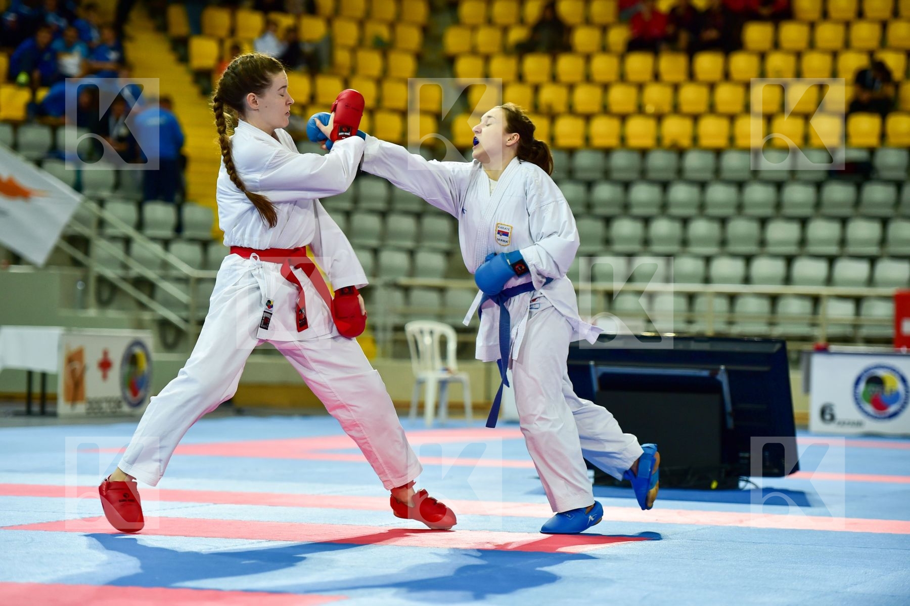 +54 Kg Budo Nord Cadet chyprus Denmark Durmis Dina Female Kumite