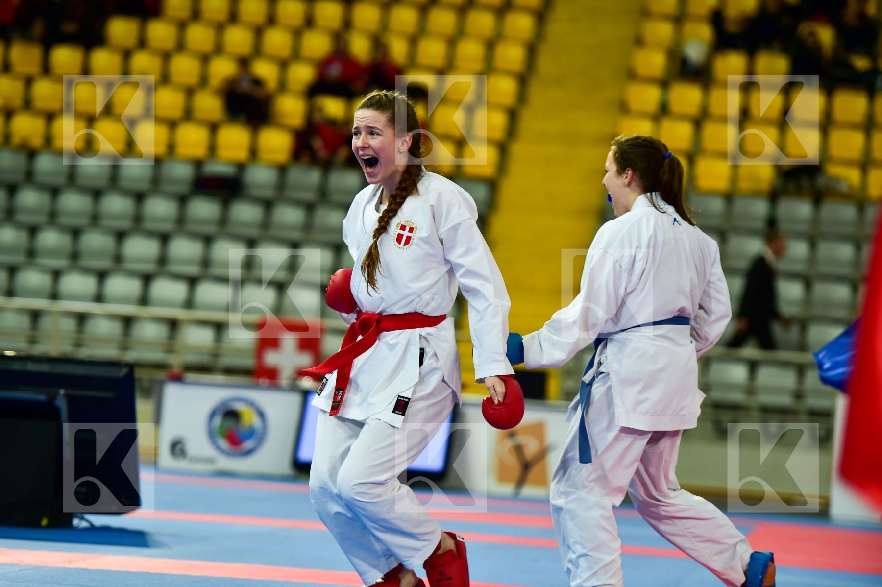 +54 Kg Budo Nord Cadet chyprus Denmark Durmis Dina Female Kumite
