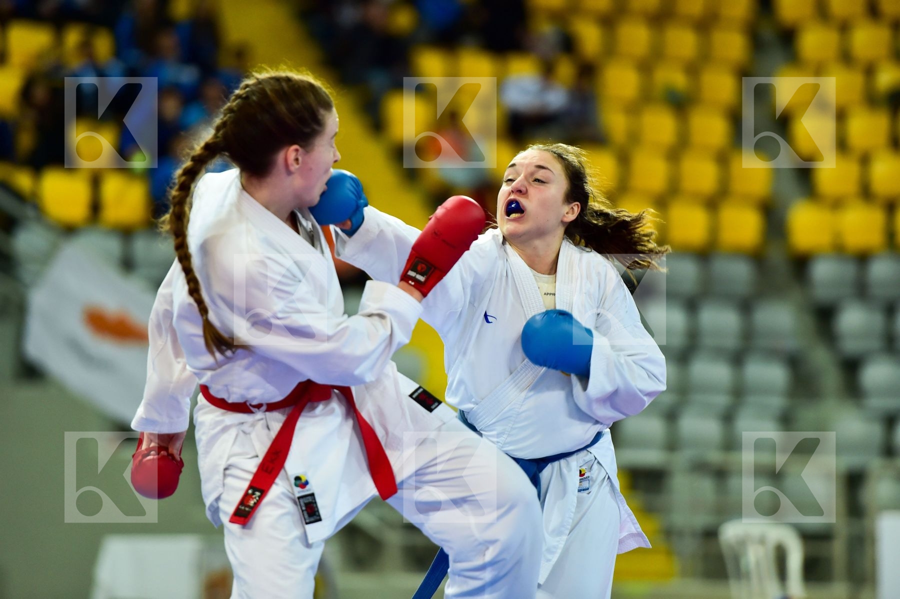 +54 Kg Budo Nord Cadet chyprus Denmark Durmis Dina Female Kumite