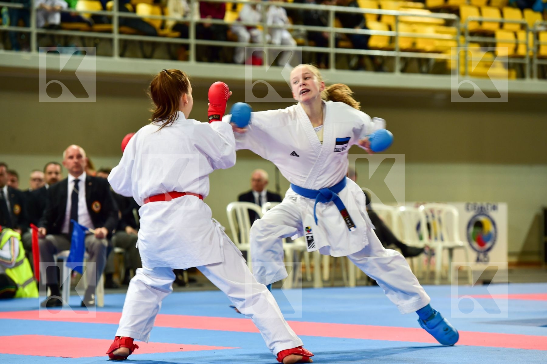 -48 Kg Estonia Female Germany Hayashi Junior Kumite Schimpf Alin