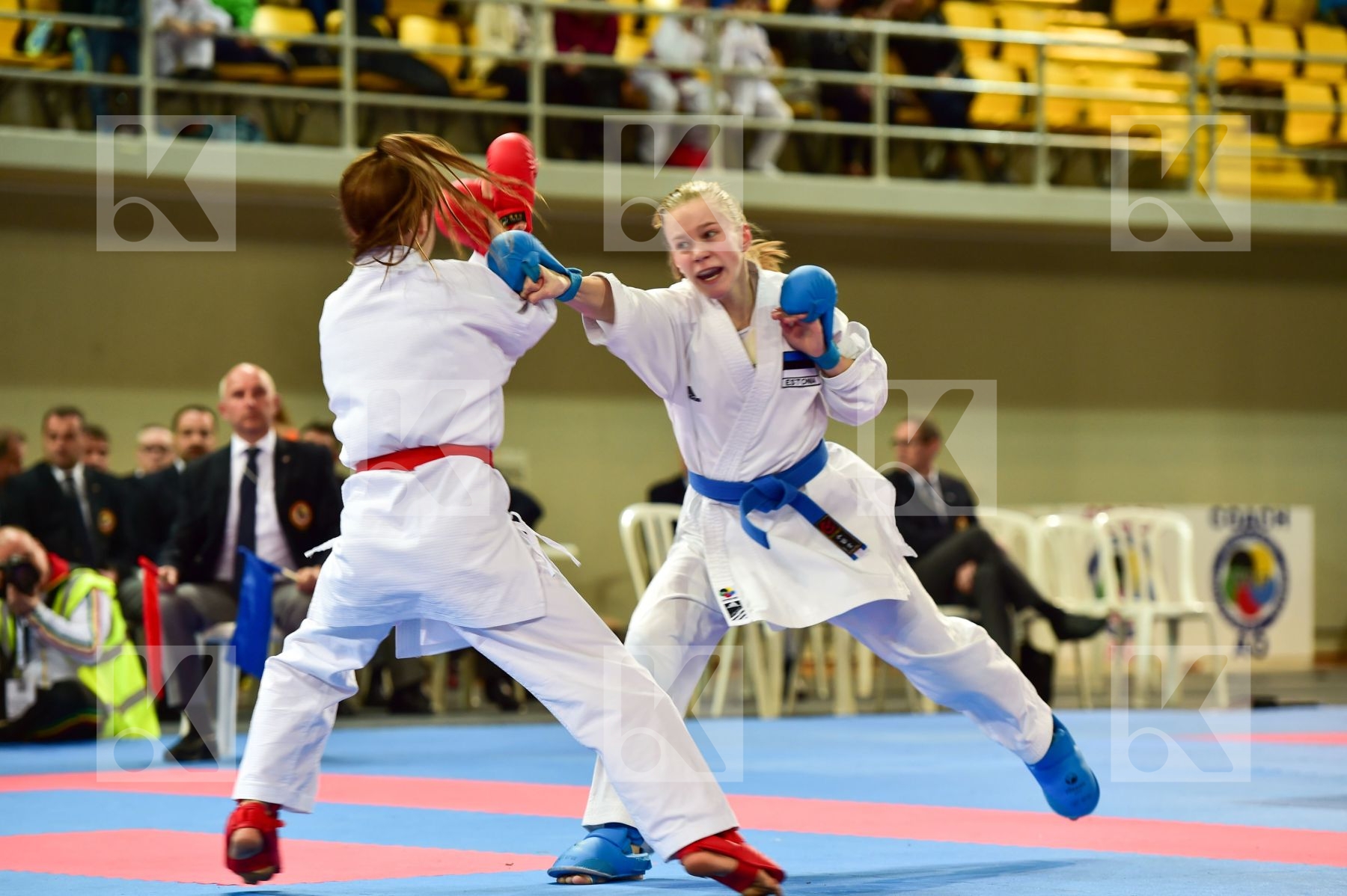 -48 Kg Estonia Female Germany Hayashi Junior Kumite Schimpf Alin