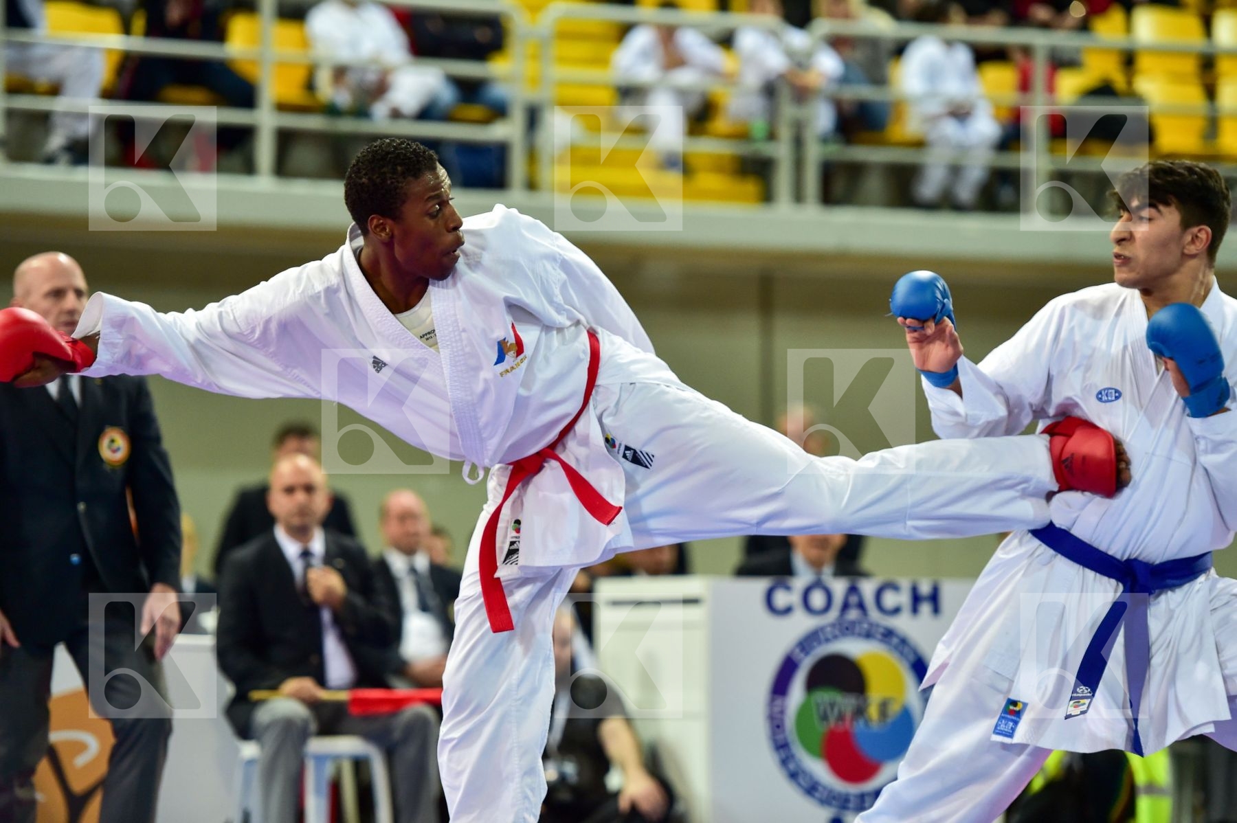 +76 Kg France Italy Jacquet Dnylson Junior KO Kumite Male Mouhii