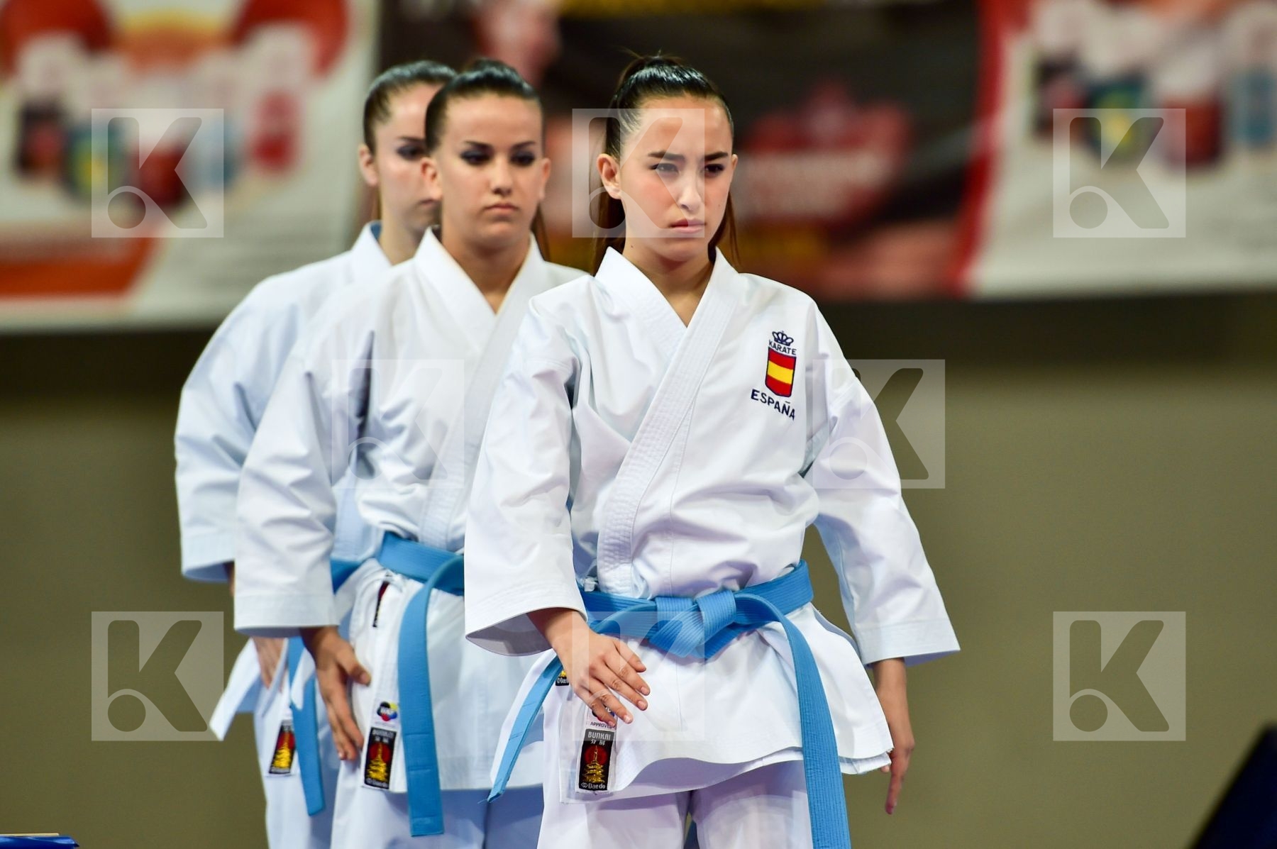 Cadets et Juniors DaeDo Female Kata Spain team