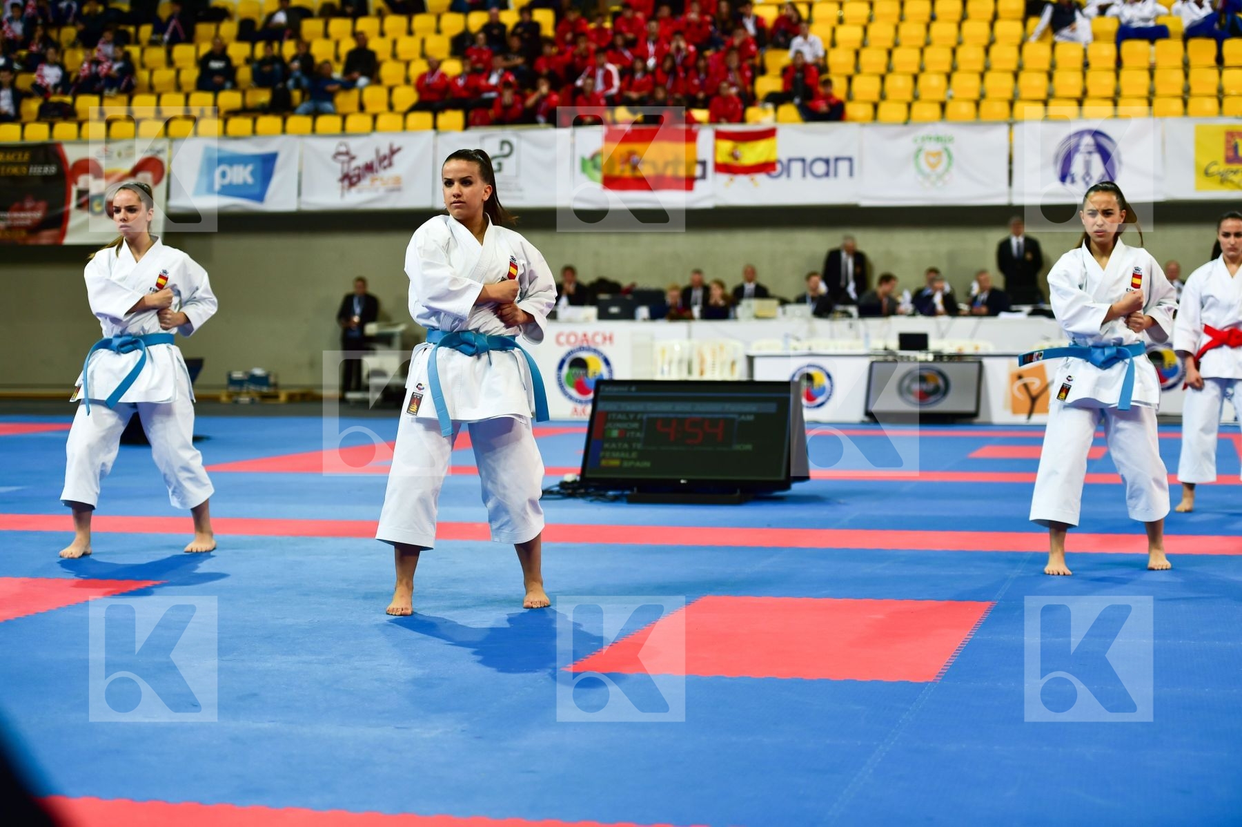 Cadets et Juniors DaeDo Female Kata Spain team