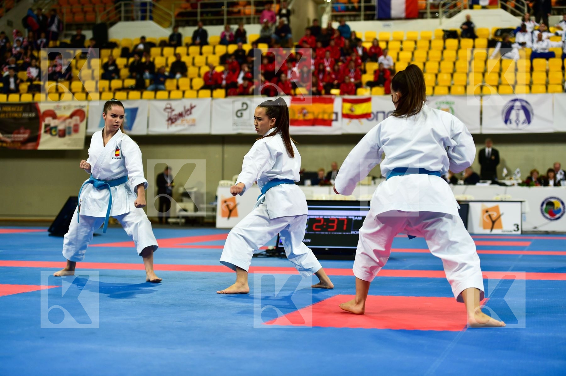 Cadets et Juniors DaeDo Female Kata Spain team