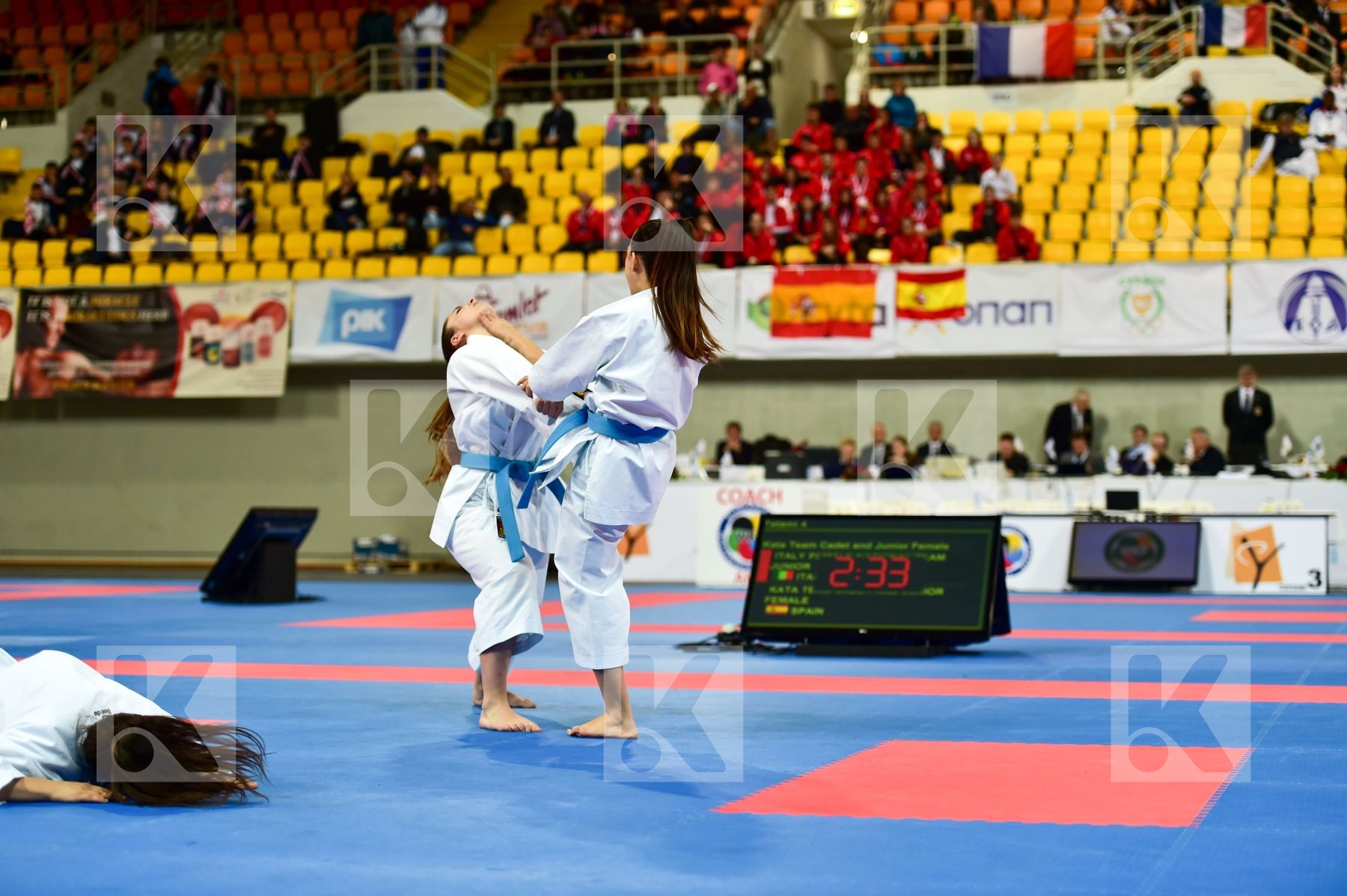 Cadets et Juniors DaeDo Female Kata Spain team