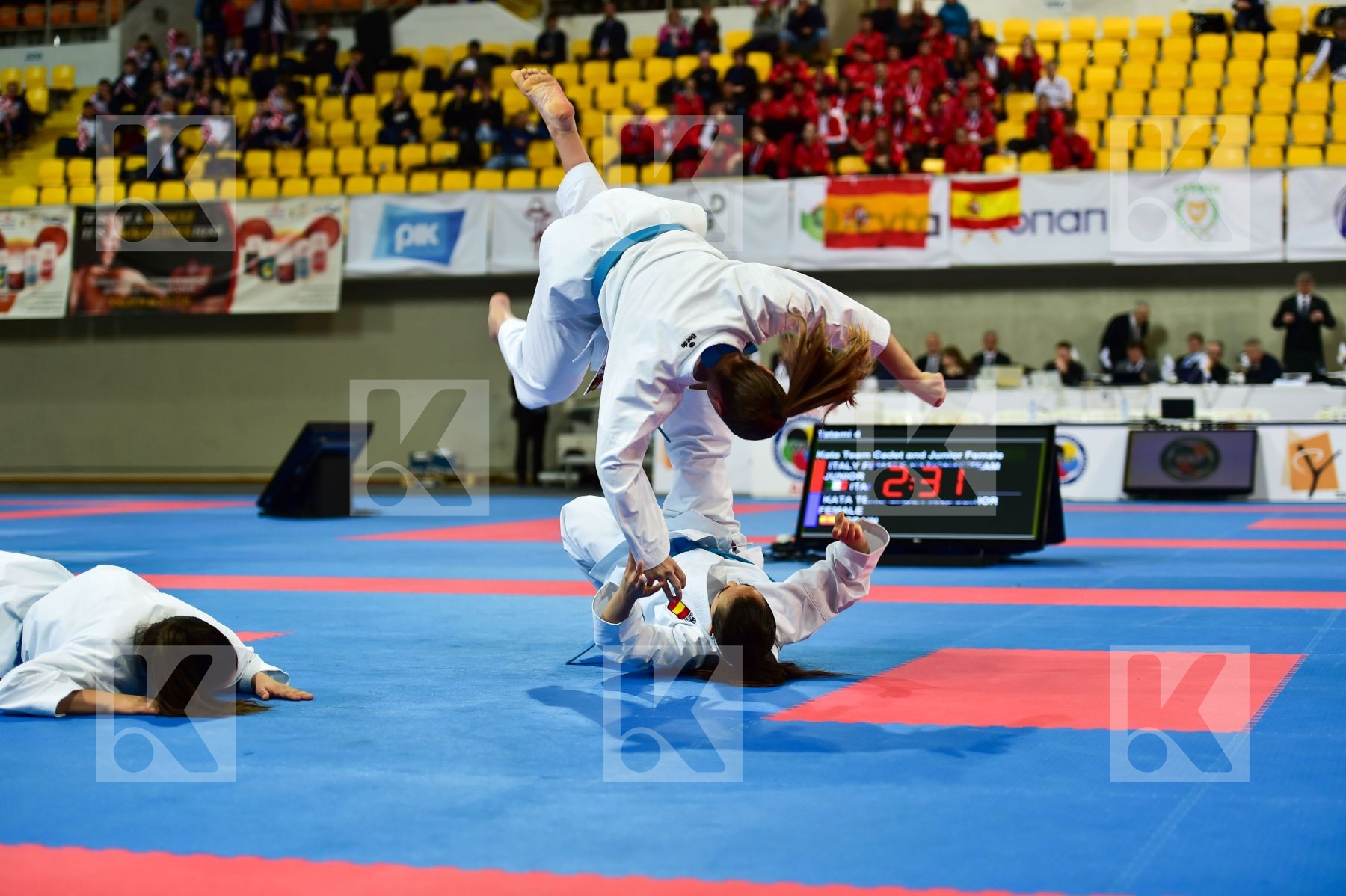 Cadets et Juniors DaeDo Female Kata Spain team