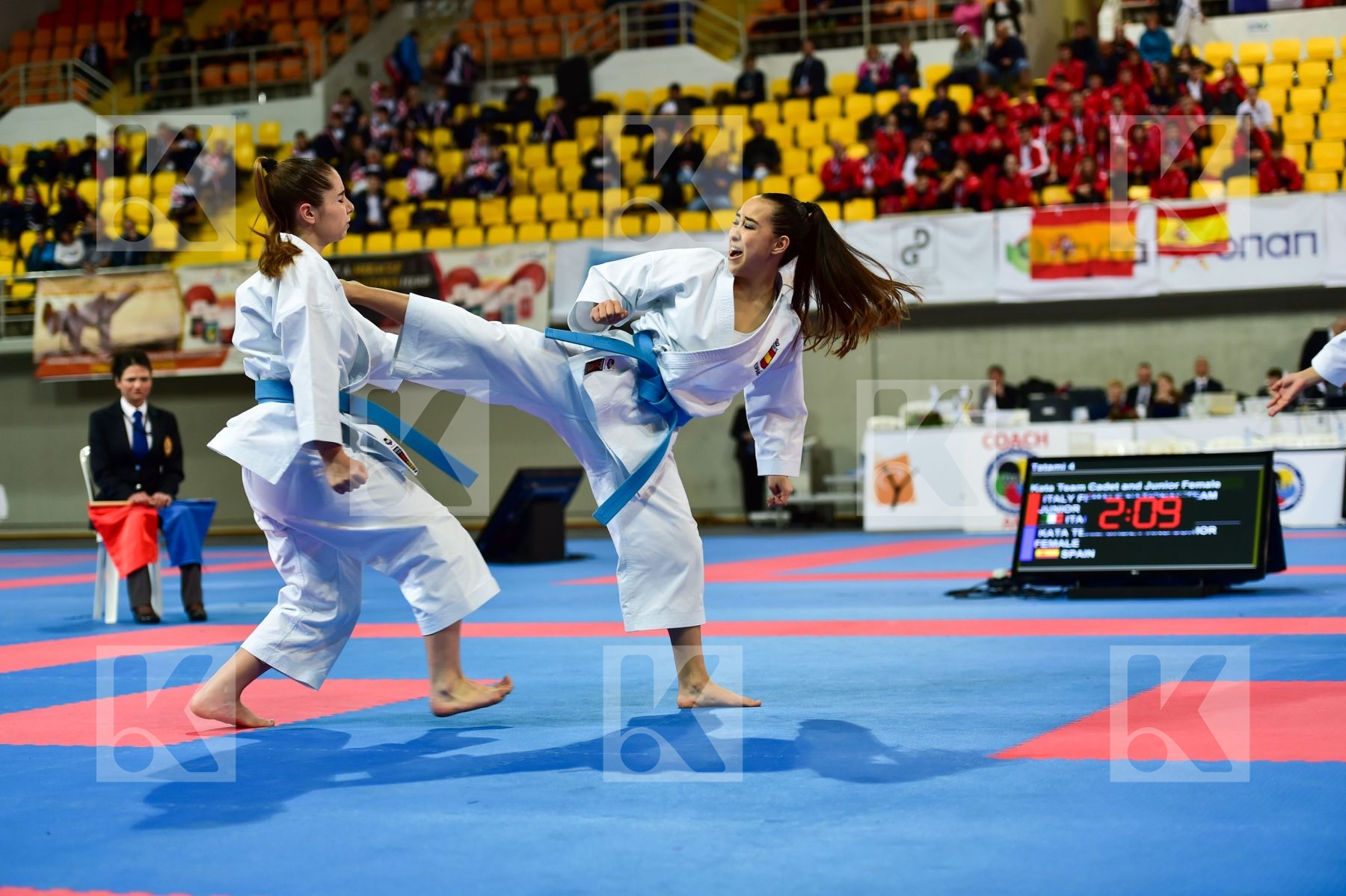 Cadets et Juniors DaeDo Female Kata Spain team