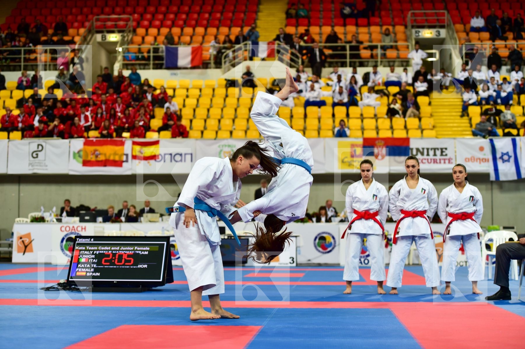 Cadets et Juniors DaeDo Female Kata Spain team