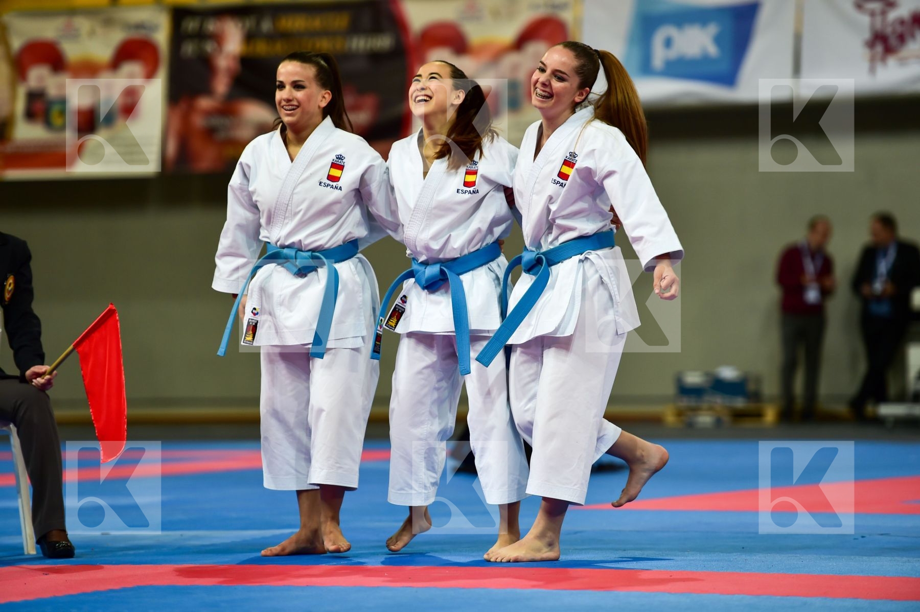 Cadets et Juniors DaeDo Female Kata Spain team