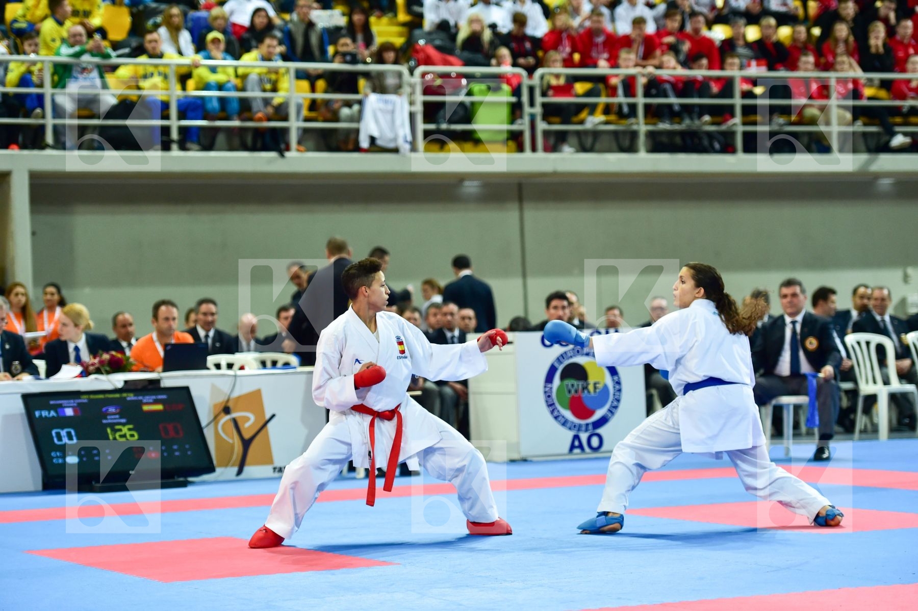 -50 Kg Bouderbane Sophia Female France Kumite Morales Ozuna Gema