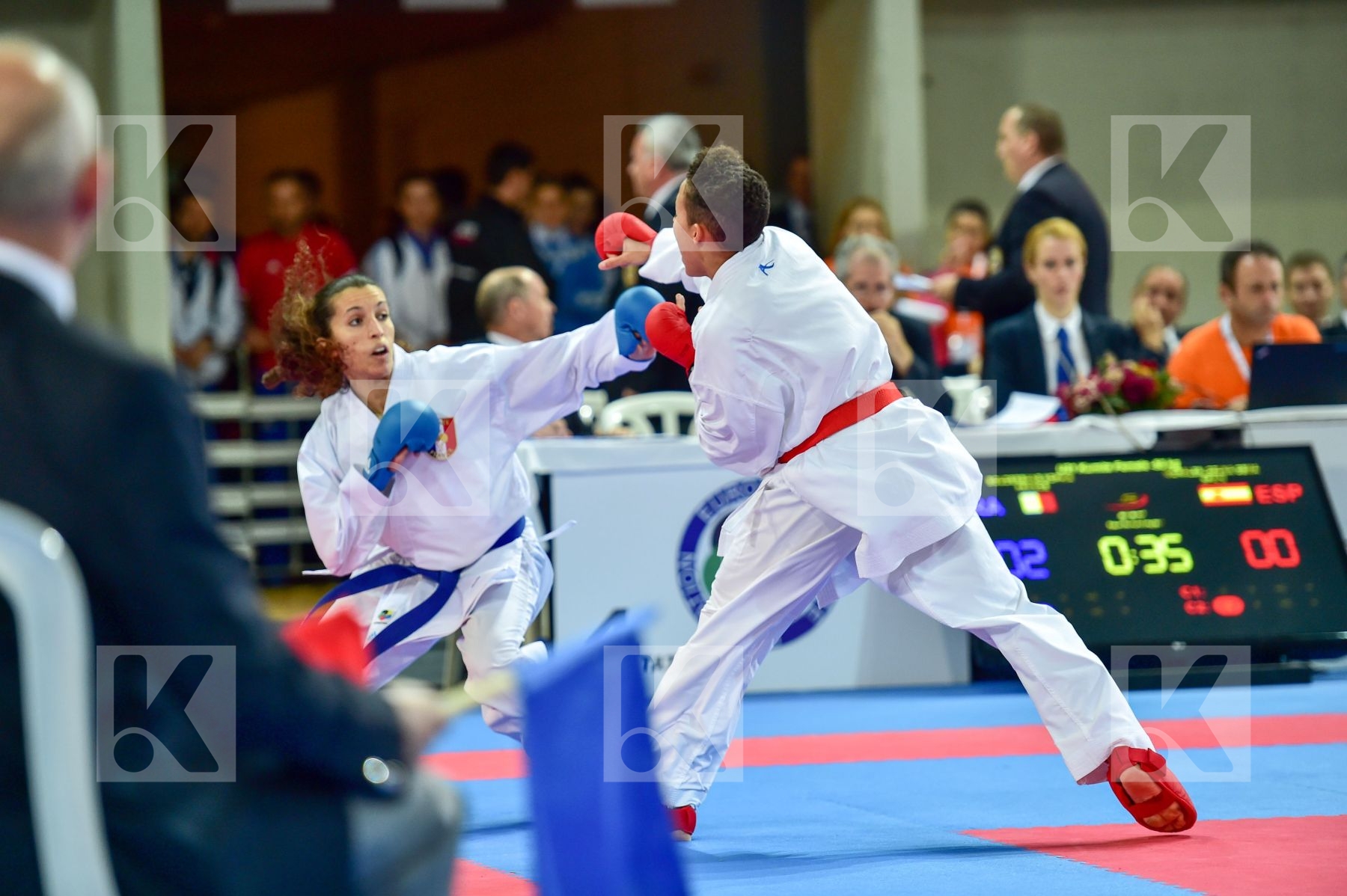 -50 Kg Bouderbane Sophia Female France Kumite Morales Ozuna Gema