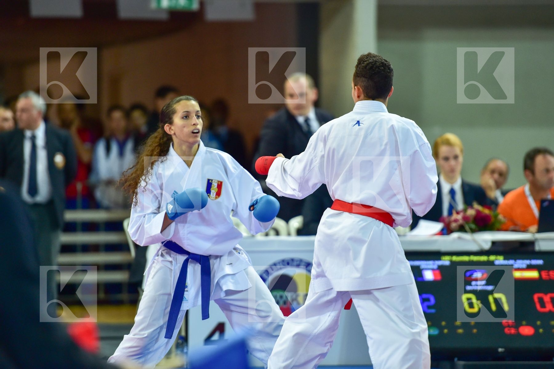 -50 Kg Bouderbane Sophia Female France Kumite Morales Ozuna Gema