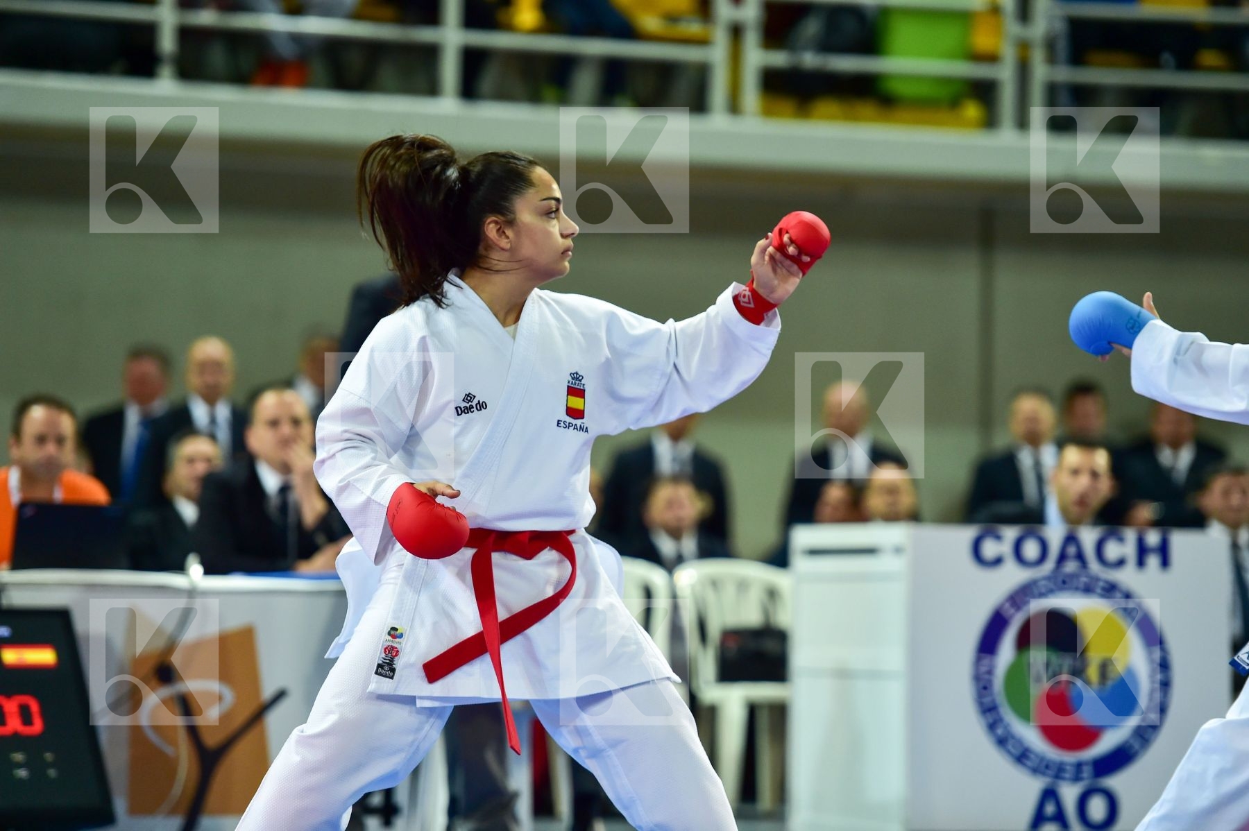 +68 Kg DaeDo Female Ferracuti Clio Italy Kumite Spain Torres Gar
