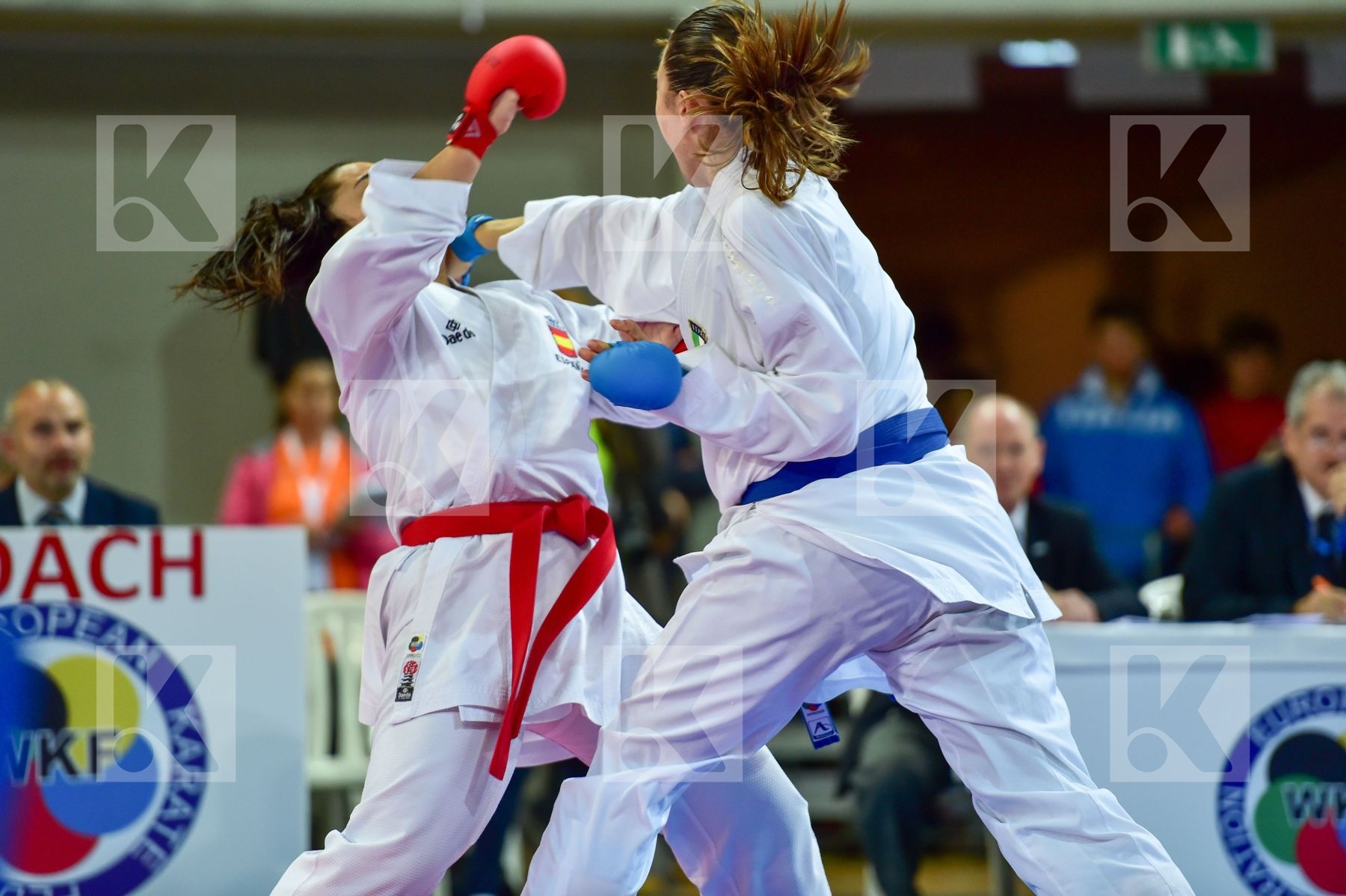 +68 Kg DaeDo Female Ferracuti Clio Italy Kumite Spain Torres Gar