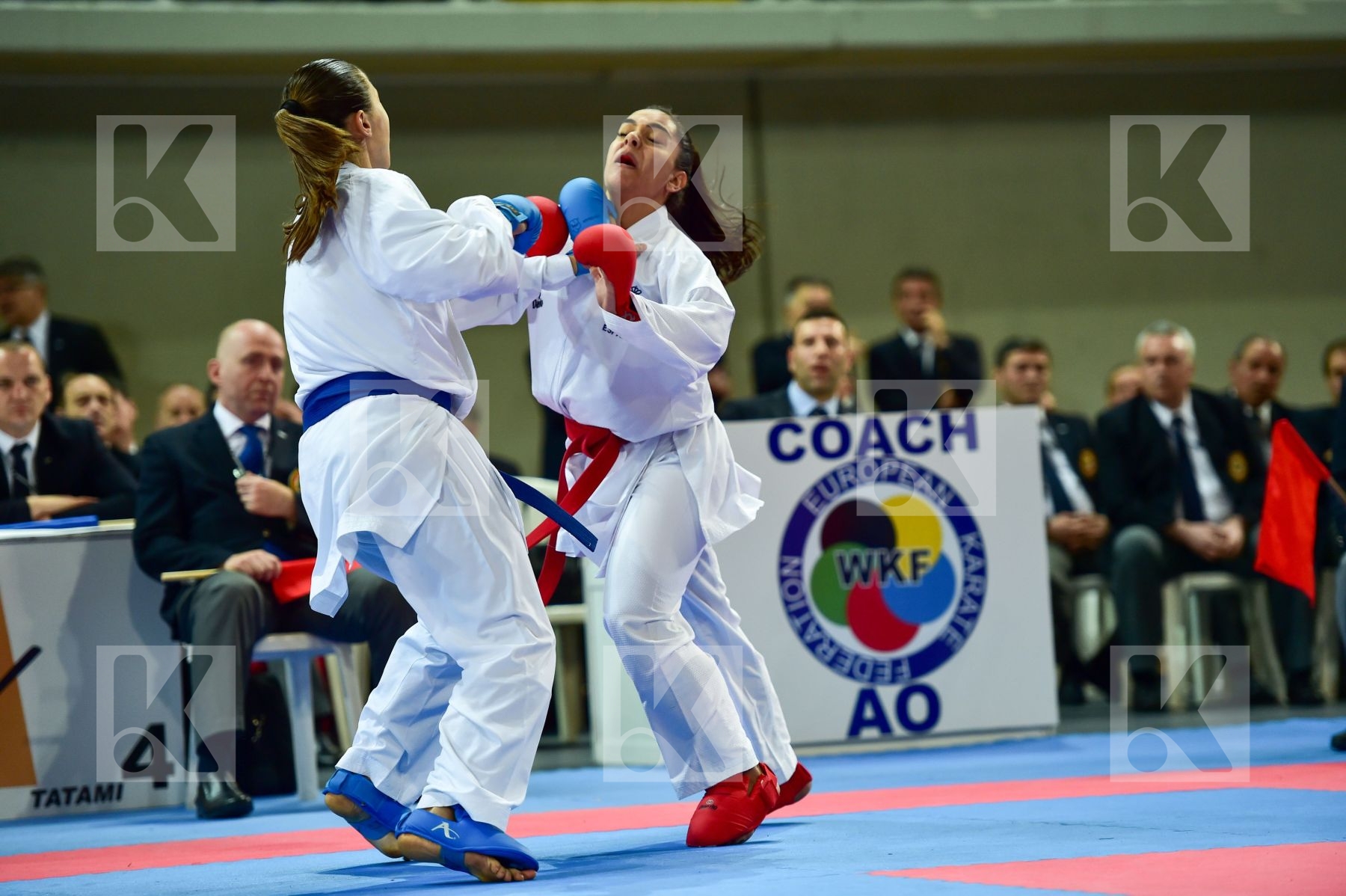 +68 Kg DaeDo Female Ferracuti Clio Italy Kumite Spain Torres Gar