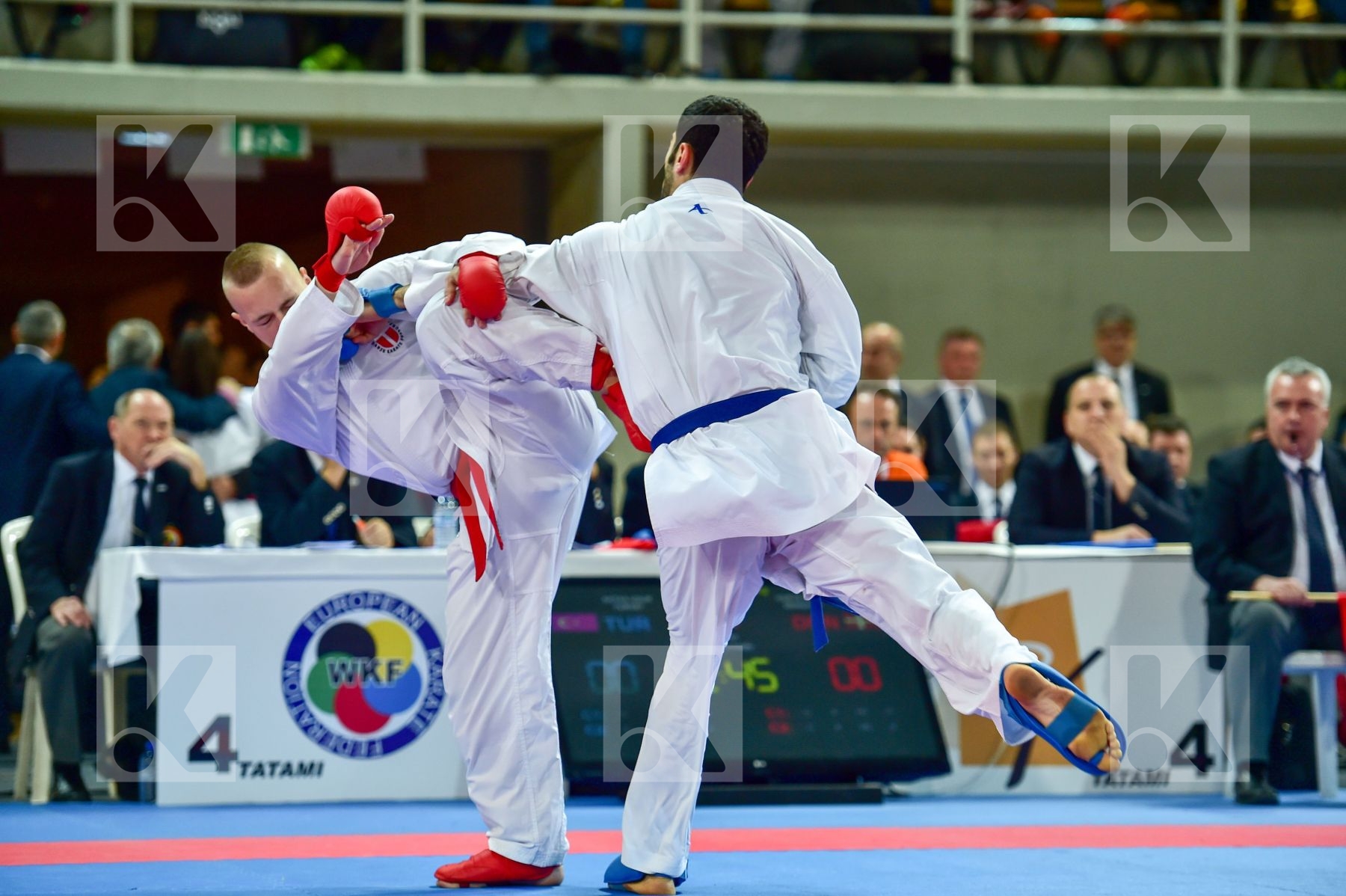 -84 Kg Aktas Ugur Budo Nord Denmark Korte Kevin Kumite Male Turk