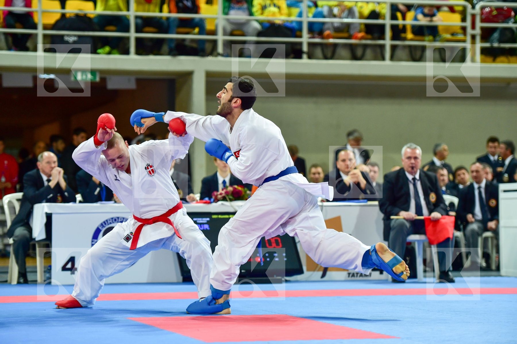 -84 Kg Aktas Ugur Budo Nord Denmark Korte Kevin Kumite Male Turk