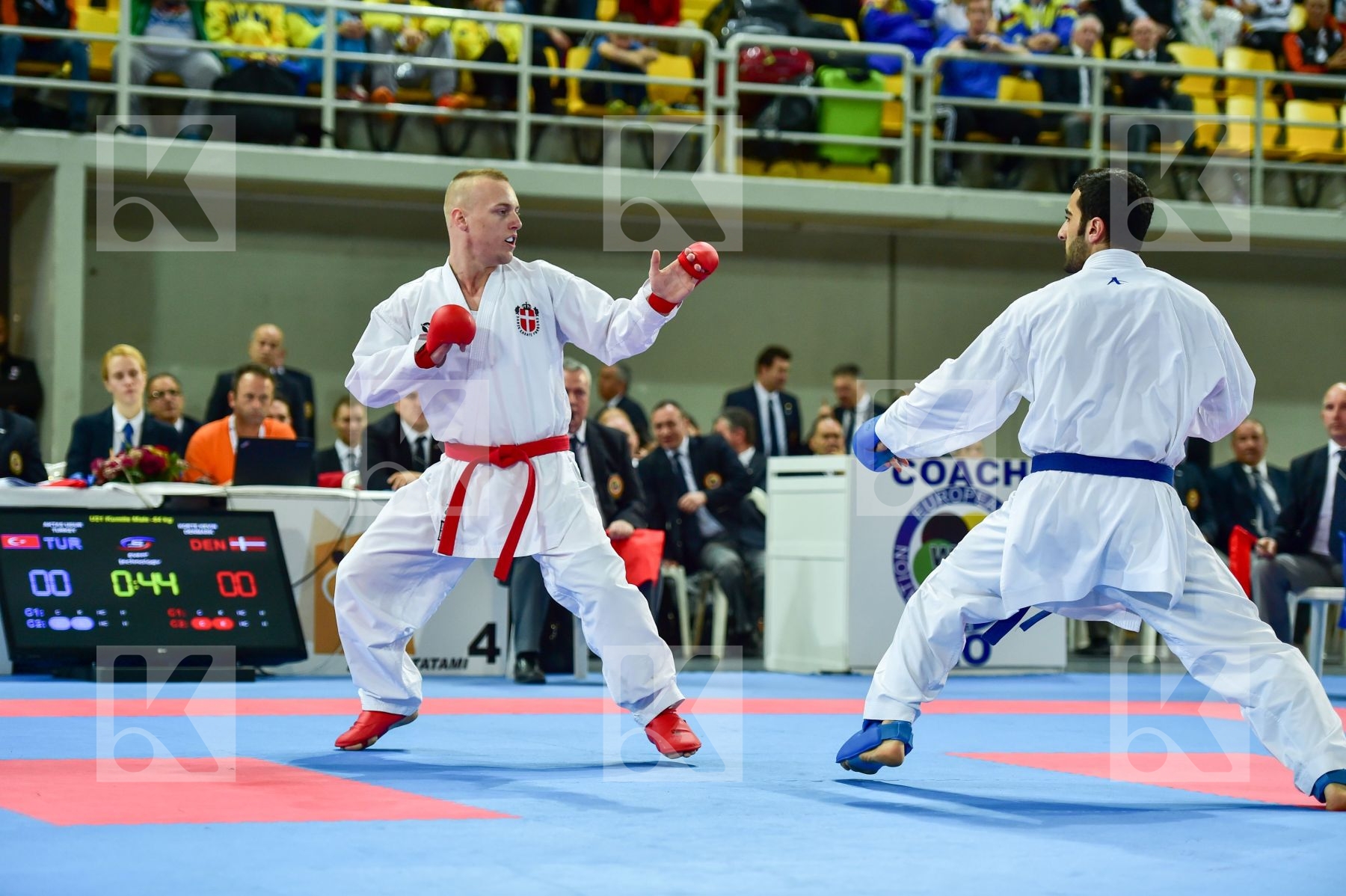 -84 Kg Aktas Ugur Budo Nord Denmark Korte Kevin Kumite Male Turk