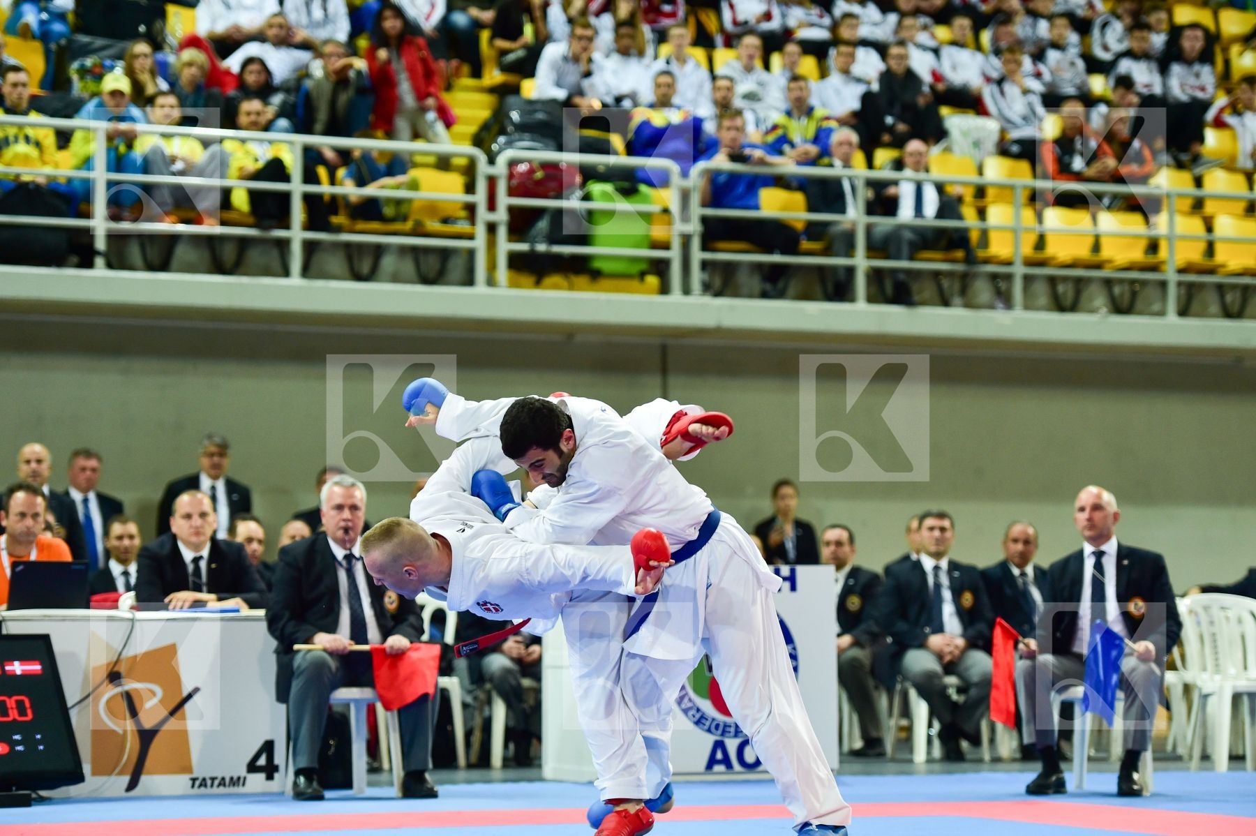 -84 Kg Aktas Ugur Budo Nord Denmark Korte Kevin Kumite Male Turk