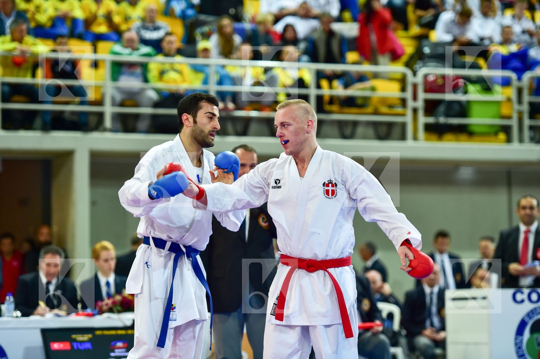 -84 Kg Aktas Ugur Budo Nord Denmark Korte Kevin Kumite Male Turk