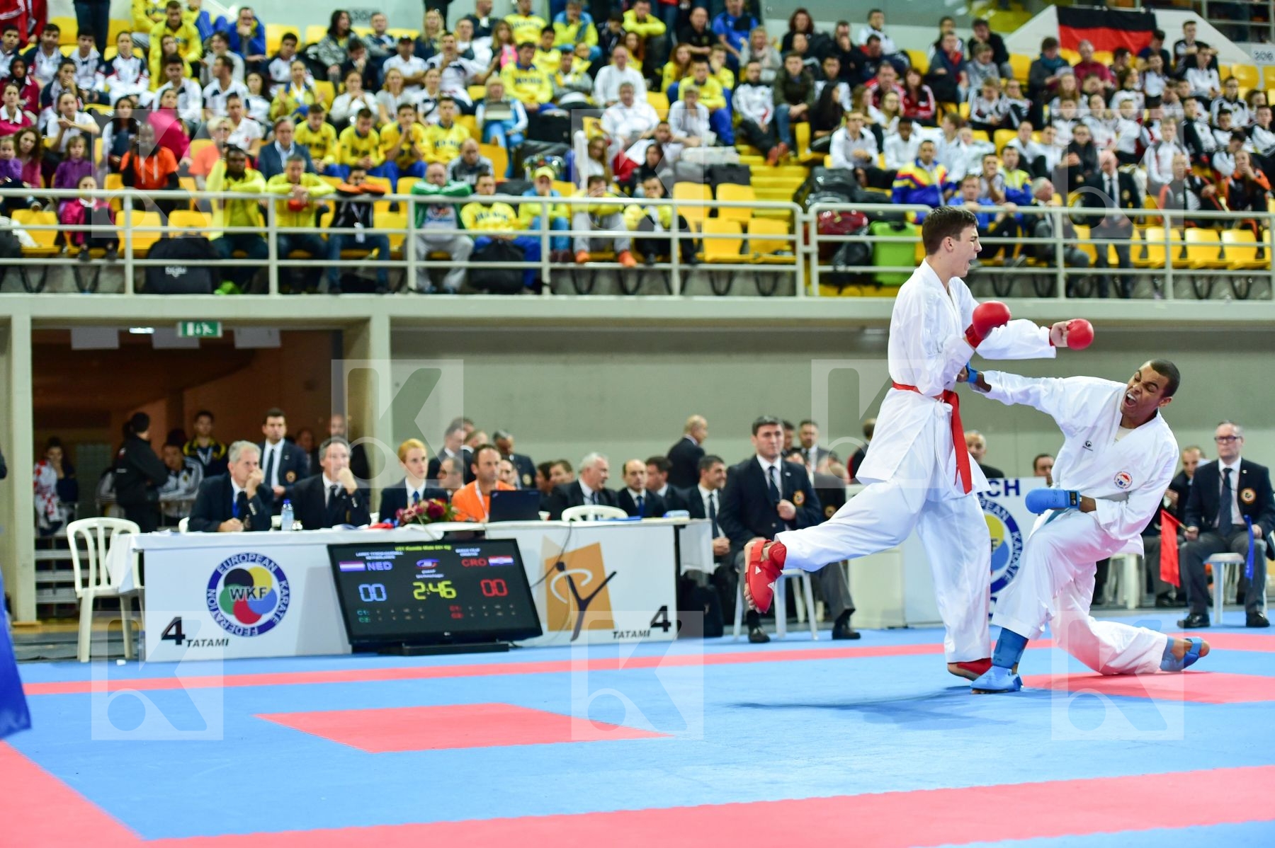 +84 Kg Barac Filip Croatia Kumite Lardy Tyron-Darnell Male Nethe