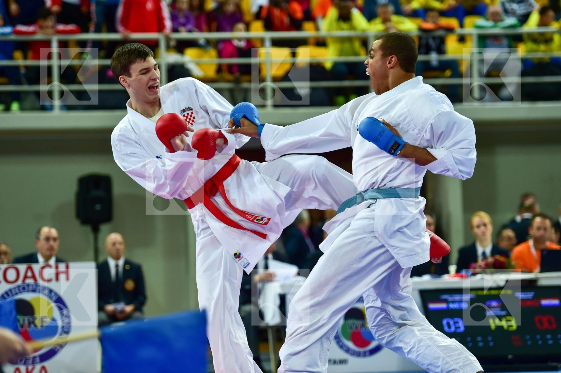 +84 Kg Barac Filip Croatia Kumite Lardy Tyron-Darnell Male Nethe