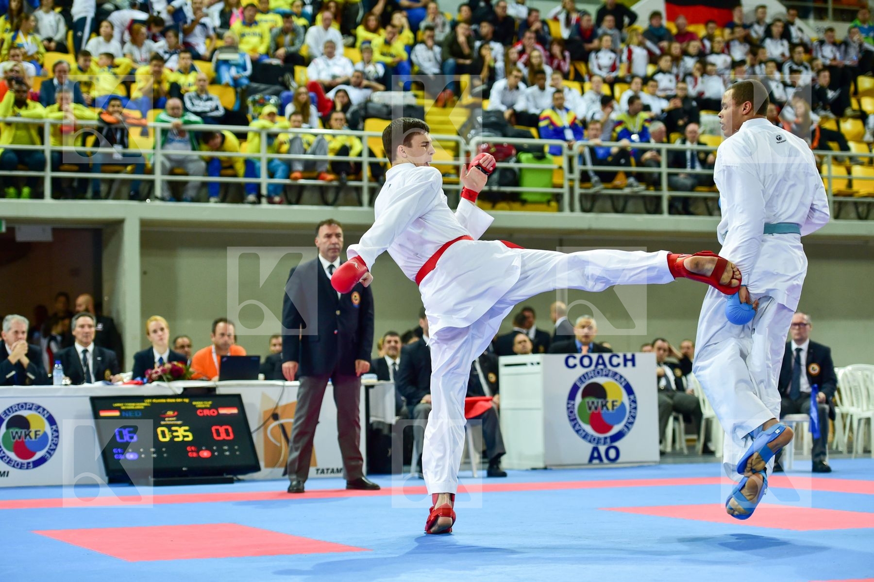 +84 Kg Barac Filip Croatia Kumite Lardy Tyron-Darnell Male Nethe