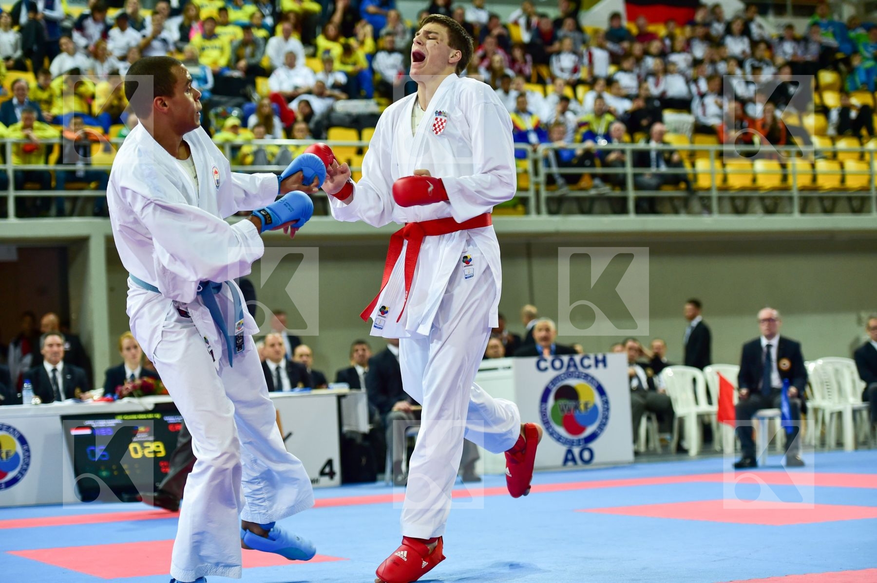 +84 Kg Barac Filip Croatia Kumite Lardy Tyron-Darnell Male Nethe
