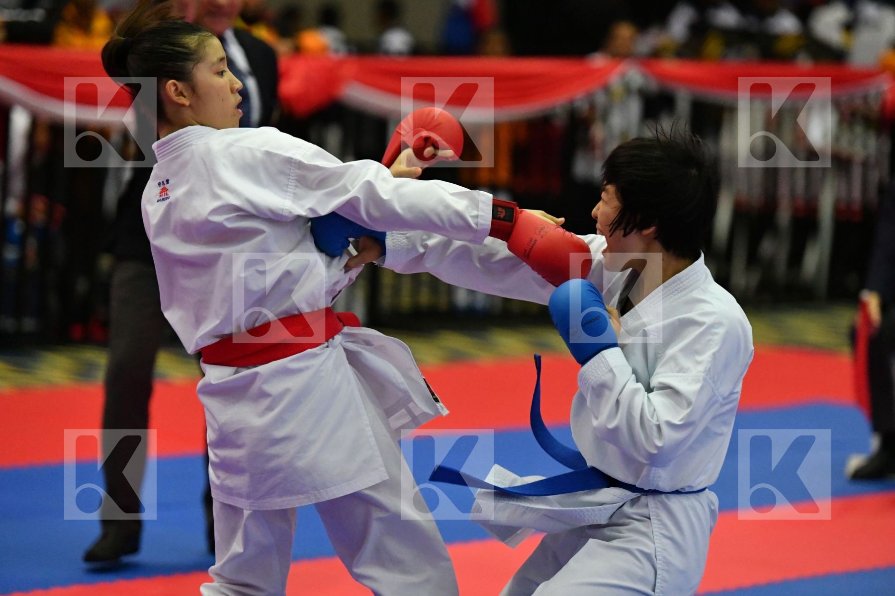 Cadet Kumite Female -54 Kg Fujita Ruri Japan Nguyen Anh Nguyet V