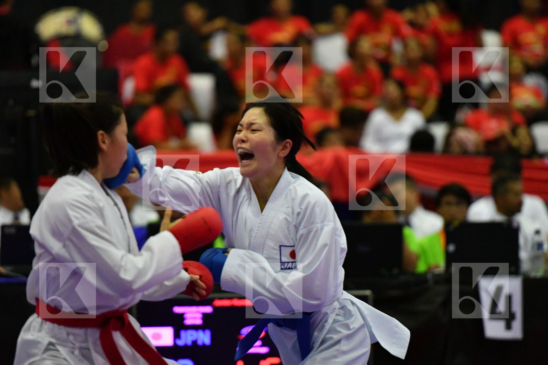 China Ding Jiamei Fukigami Mami Japan Junior Kumite Female -53 K