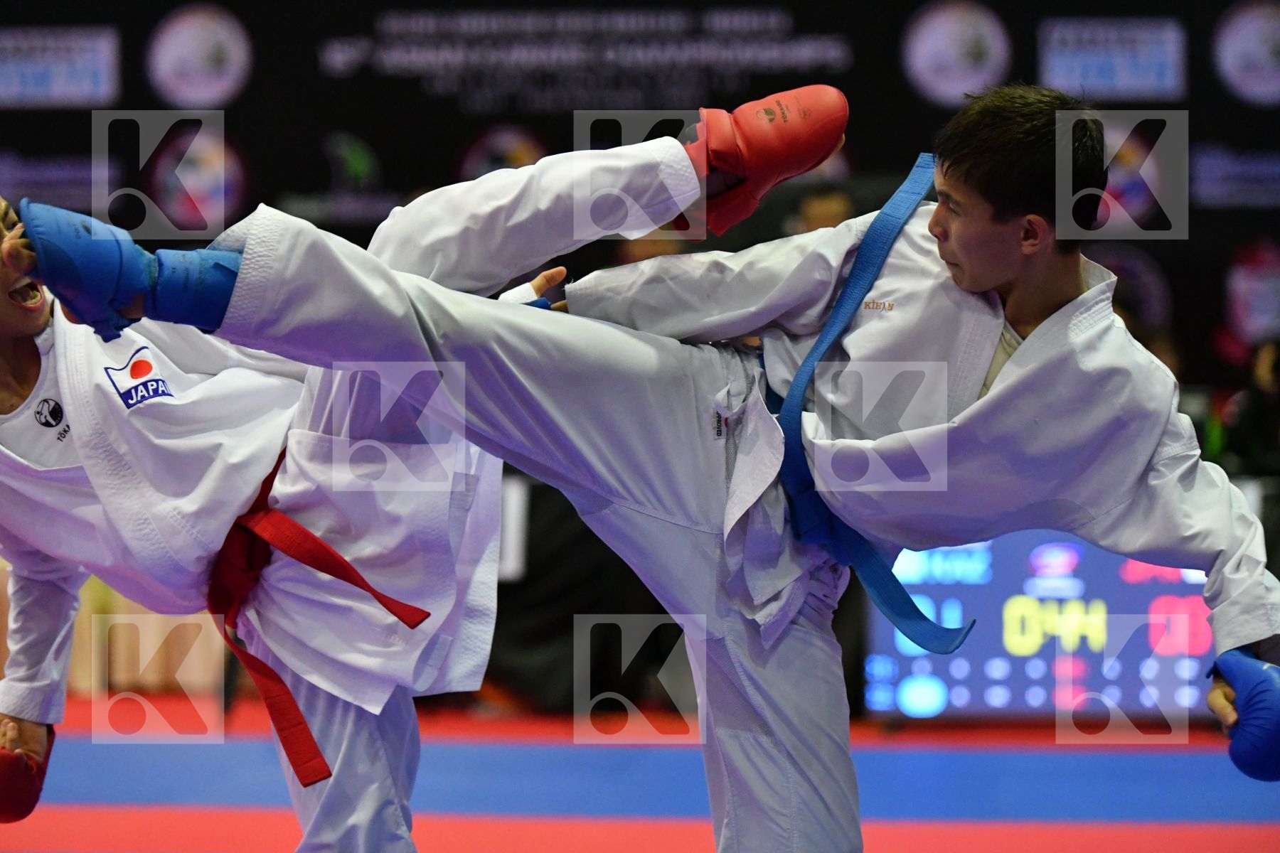 Cadet Kumite Male -52 Kg Japan Kazakhstan Marat Azamat Sakai Ken