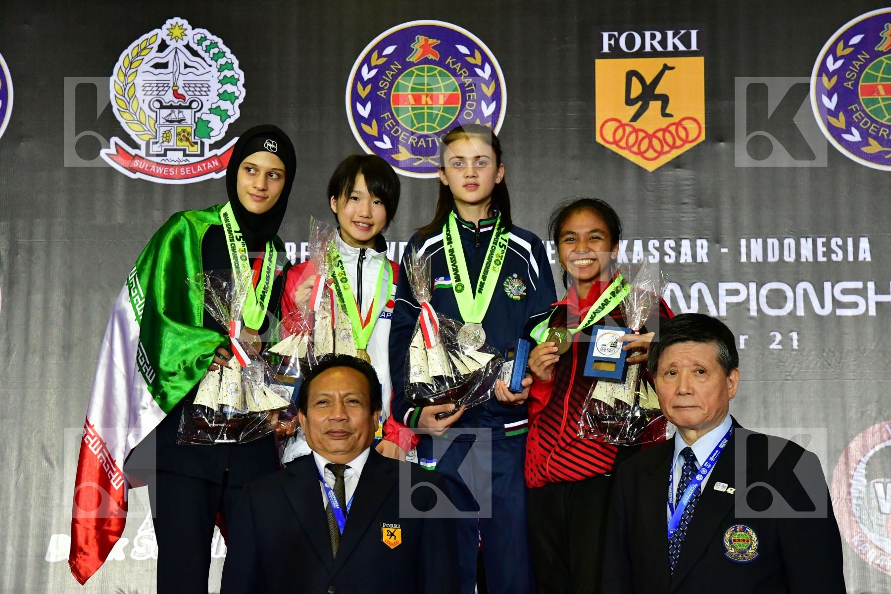 Borjali Leila Cadet Kumite Female -47 Kg Egamberdieva Bonu Hosoi